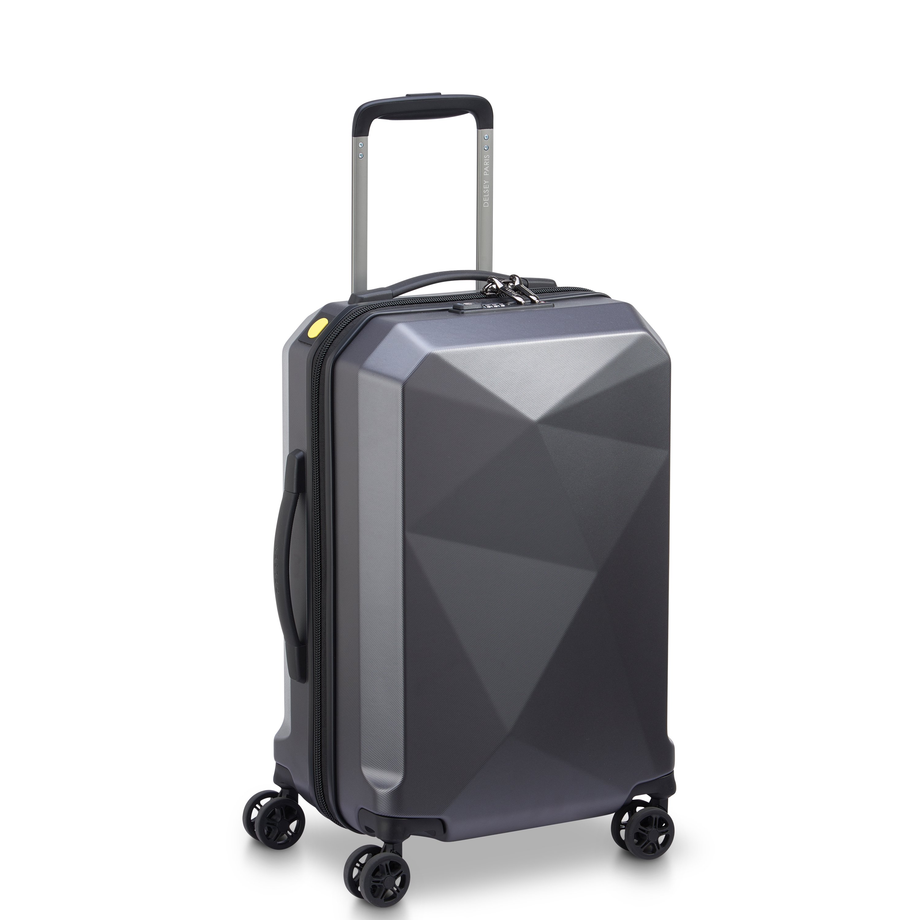 Rigid cabin suitcase Grey