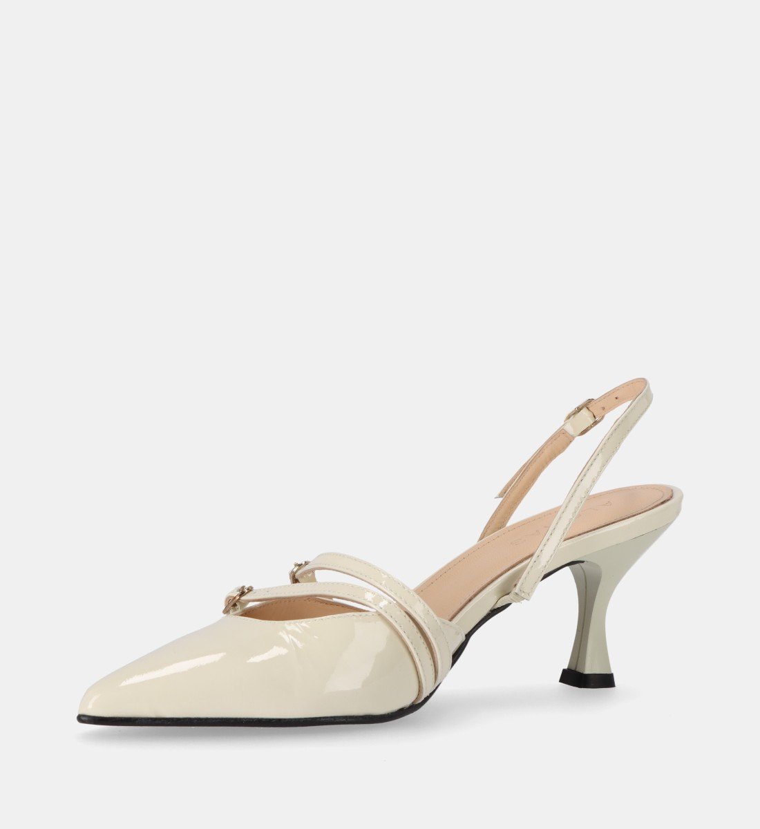 Beyou suede high heels  ALOHAS White