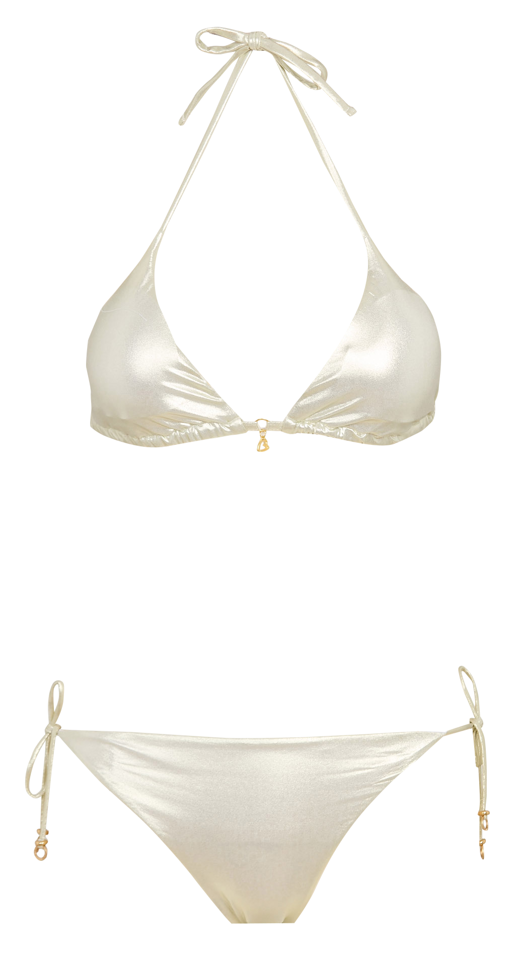 Metallic Bikini BANANA MOON Silver