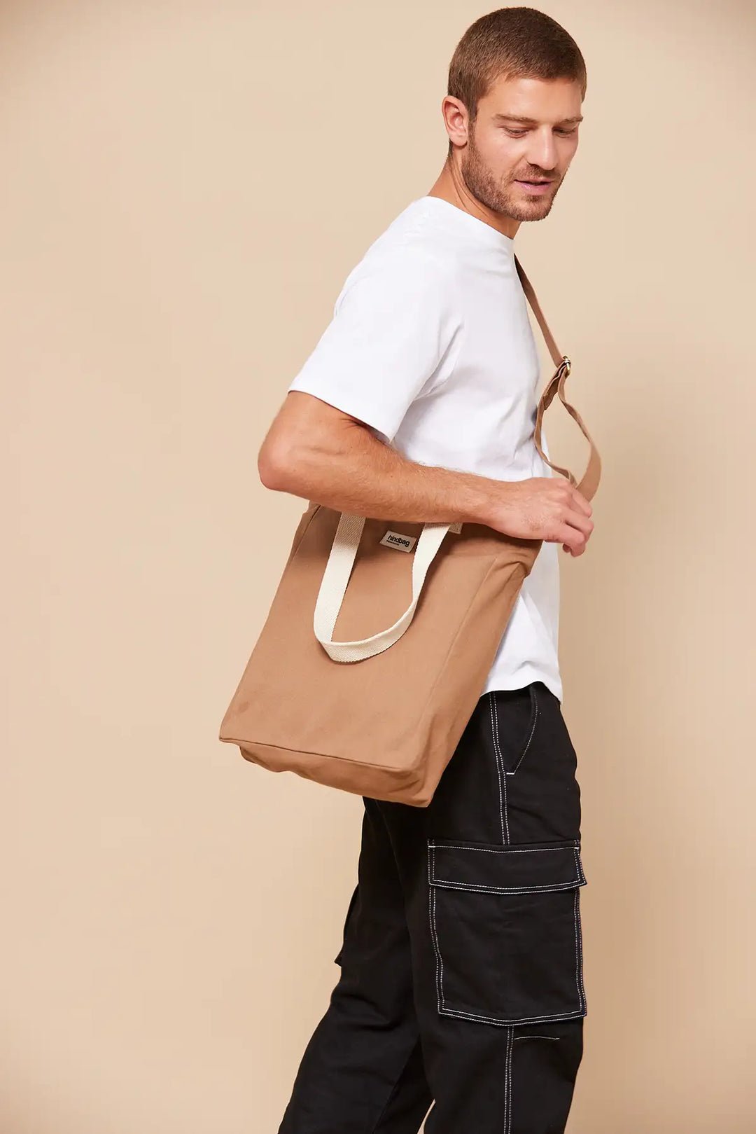 Cotton tote bag HINDBAG Brown