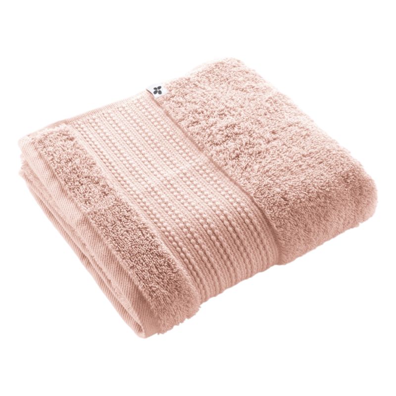 100% combed cotton hand towel L'EFFET PAPILLON Pink