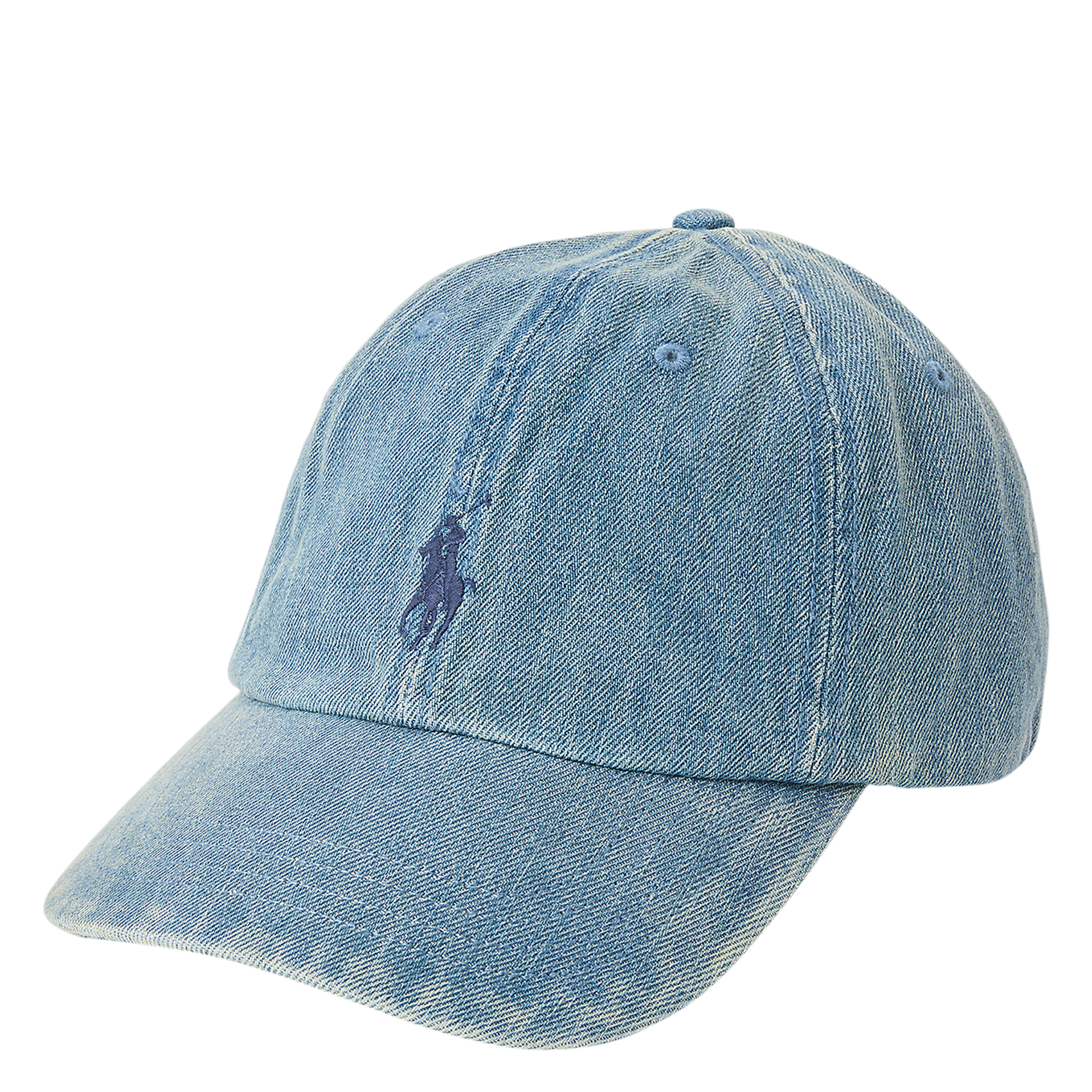 Casquette baseball en denim POLO RALPH LAUREN Bleu