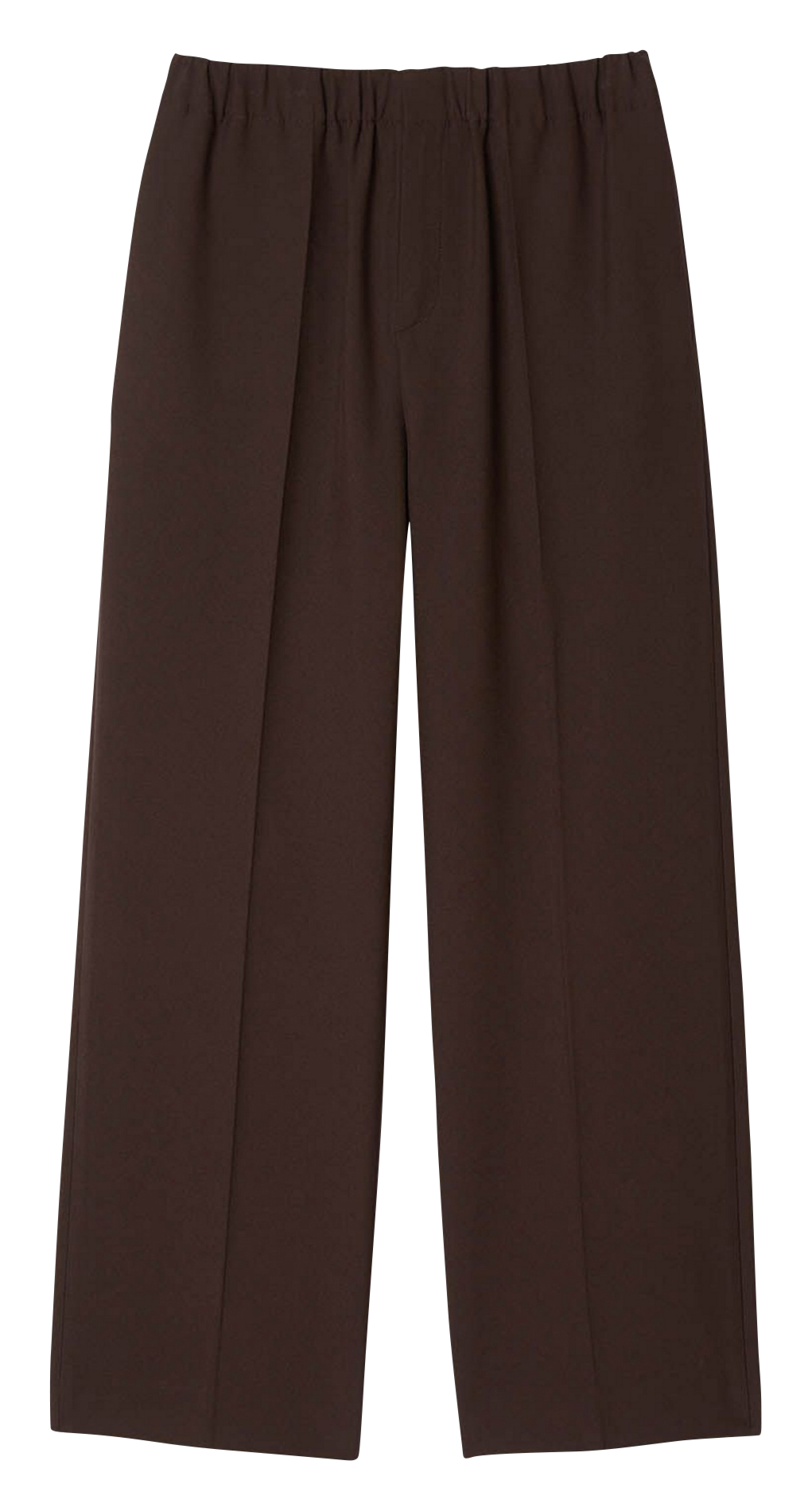 Wijde broek van jersey SANDRO Bruin