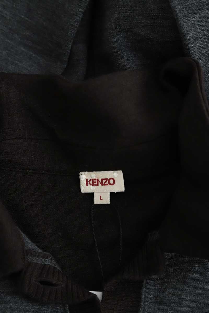 Cardigan en laine KENZO - SECONDE MAIN Gris