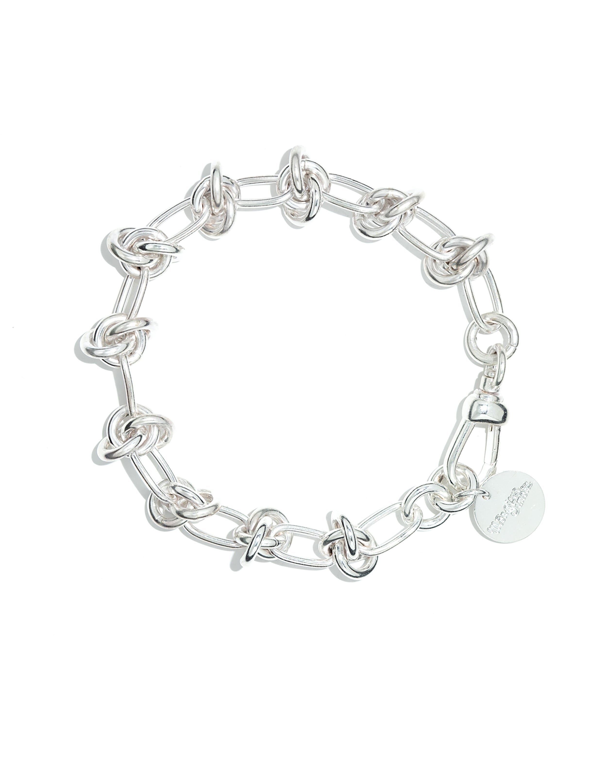 Maxi silver-plated bracelet MONSIEUR SIMONE Silver