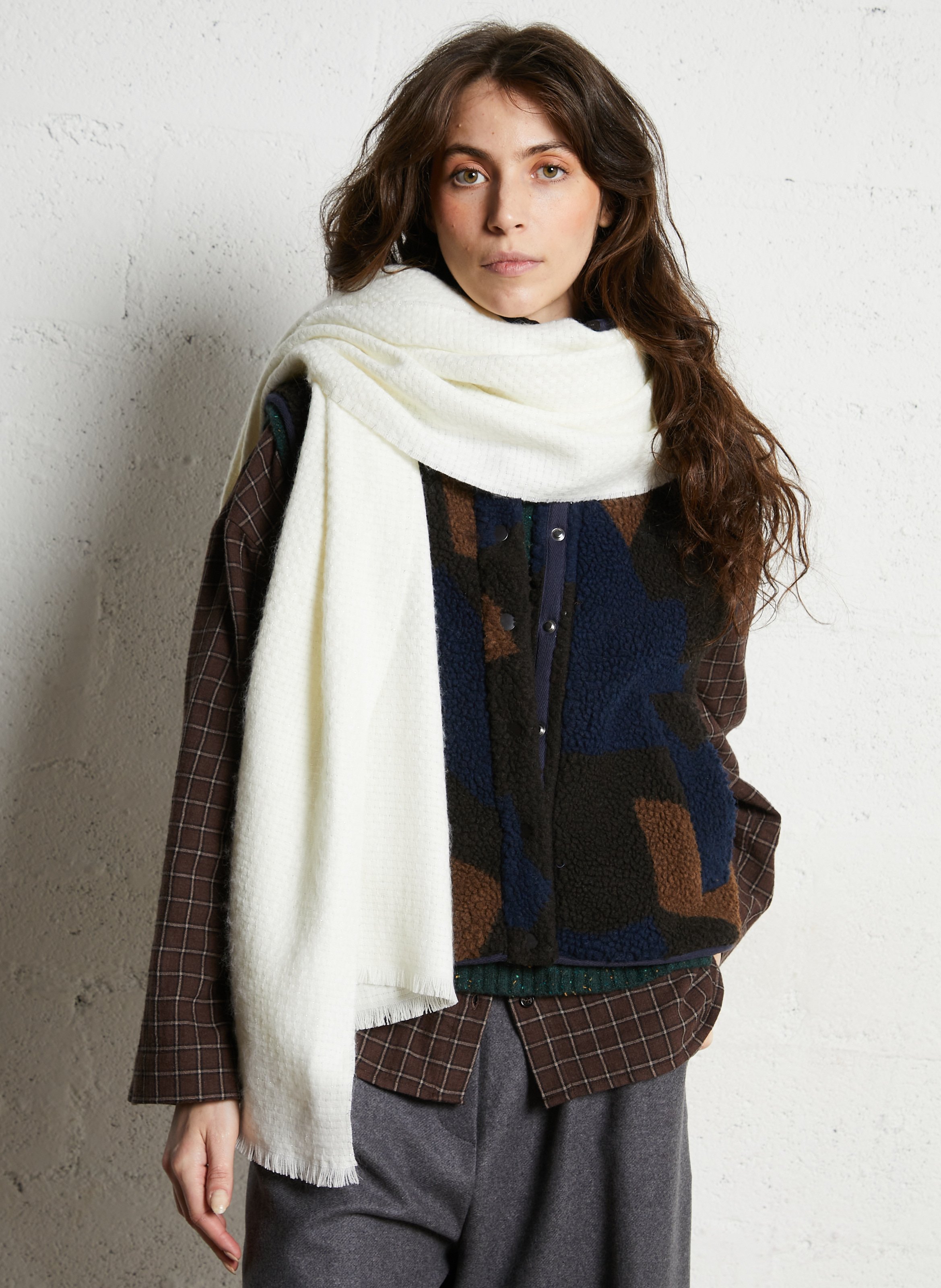 Stole AU PRINTEMPS PARIS Beige