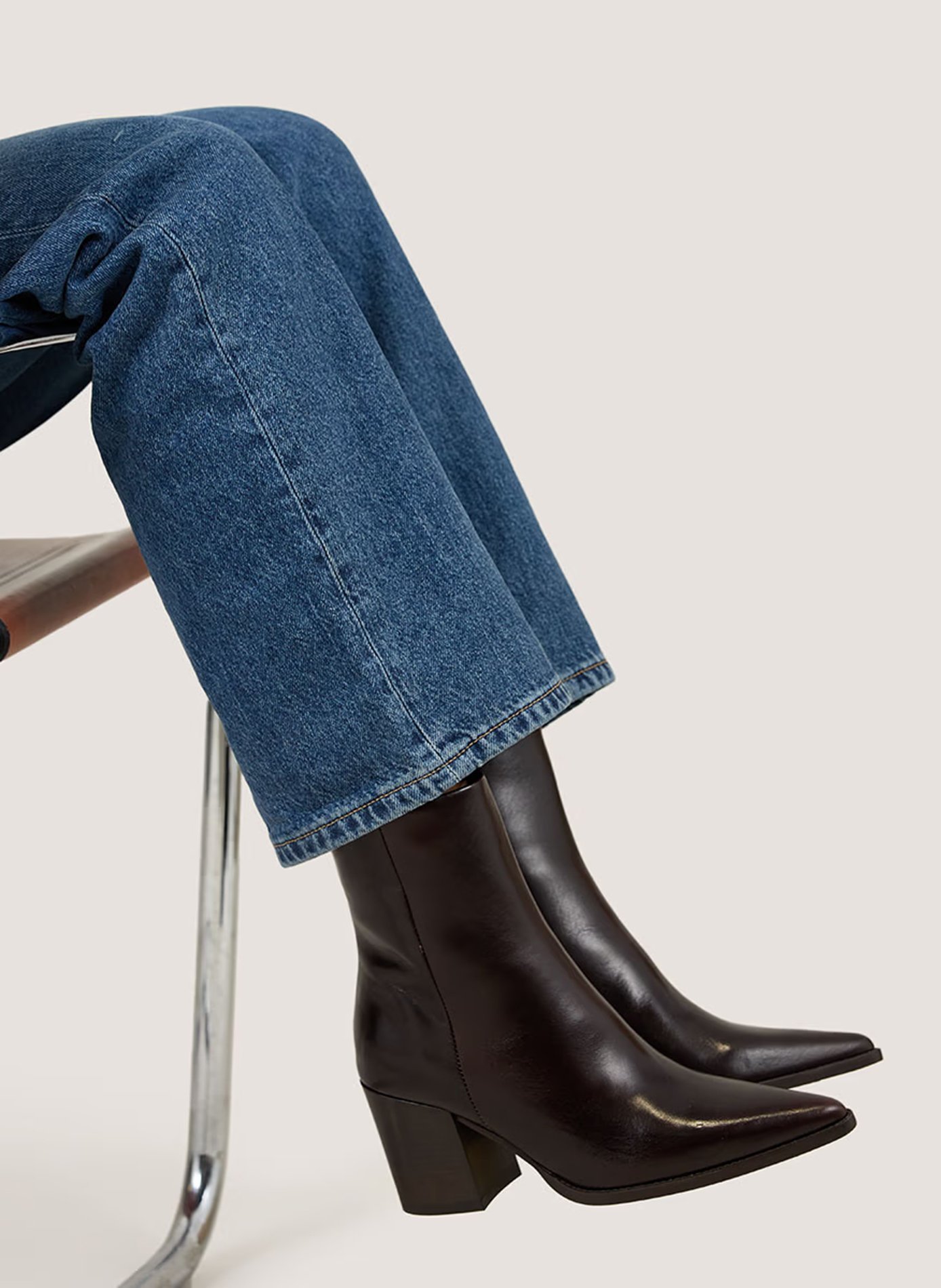 Albert leather boots JONAK Brown