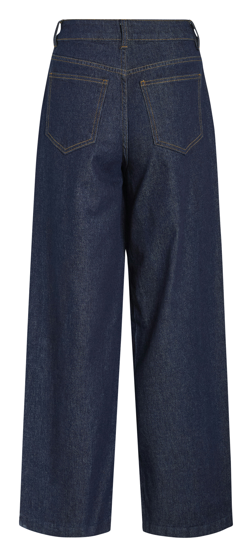 Jean large en coton mélangé VILA Bleu