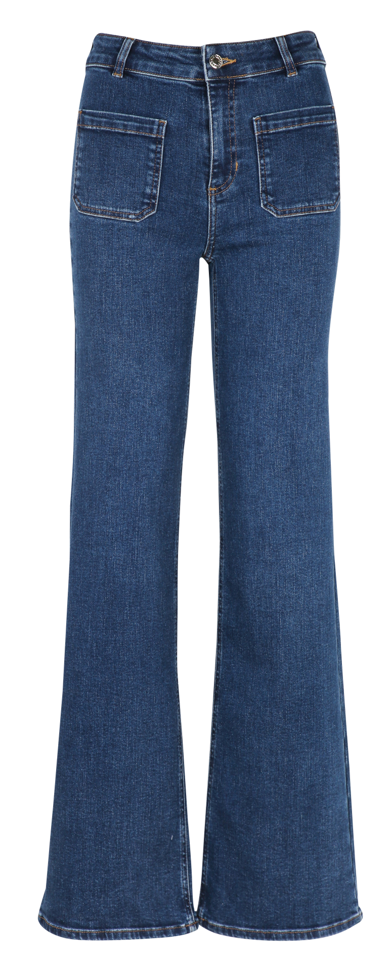 Faded flared jeans ZAPA Blue