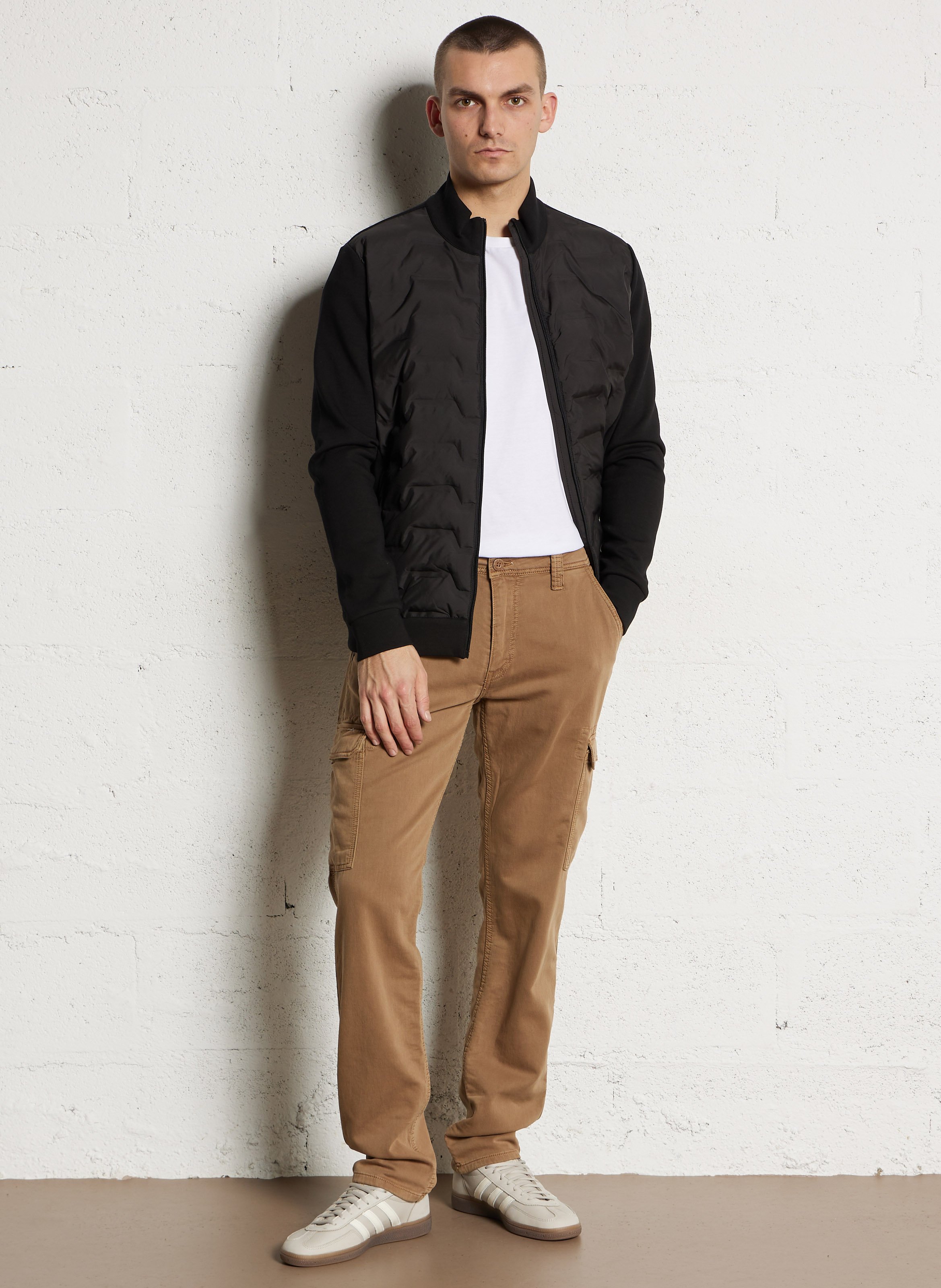 Pantaloni cargo in misto cotone LE TEMPS DES CERISES Marrone