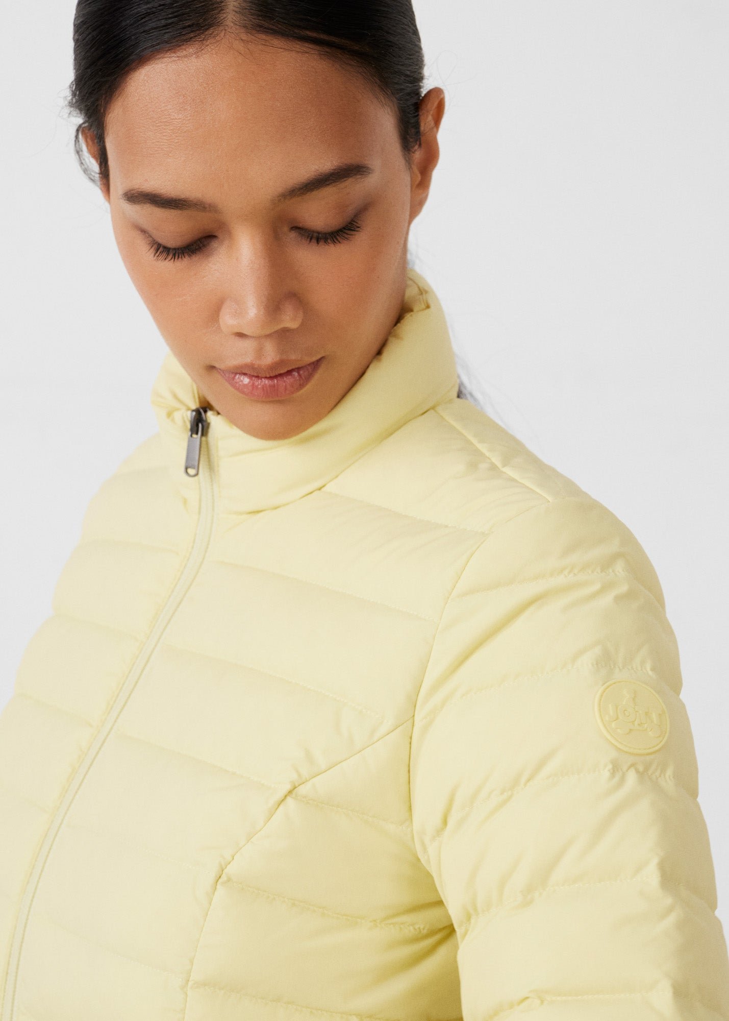 Lightweight stretch down jacket Maia JOTT Yellow