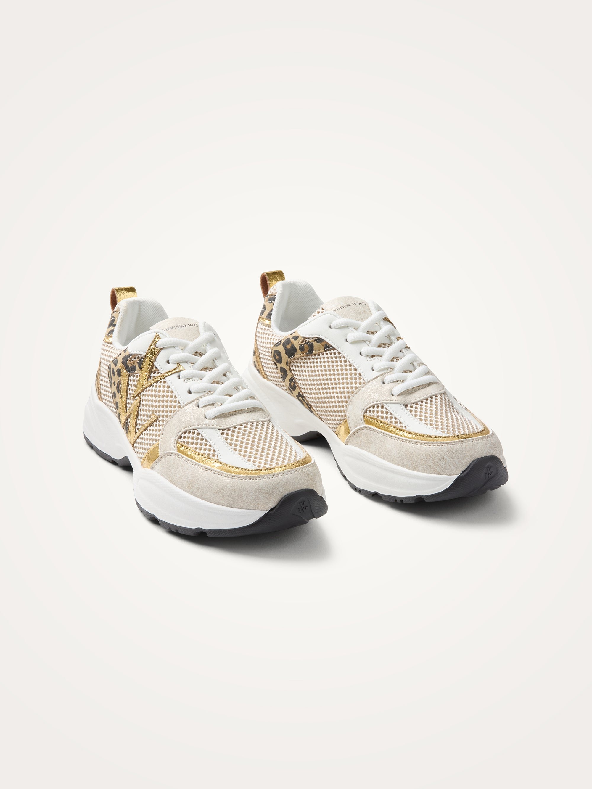 Low mesh sneakers VANESSA WU Golden