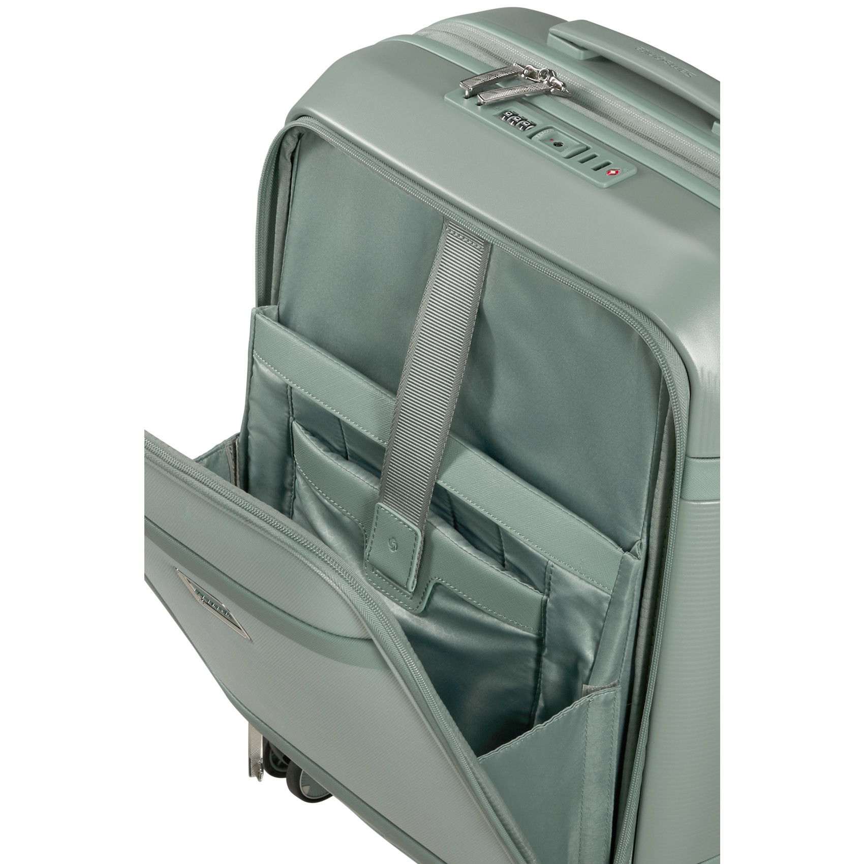 Image suitcase 4 wheels size small Green