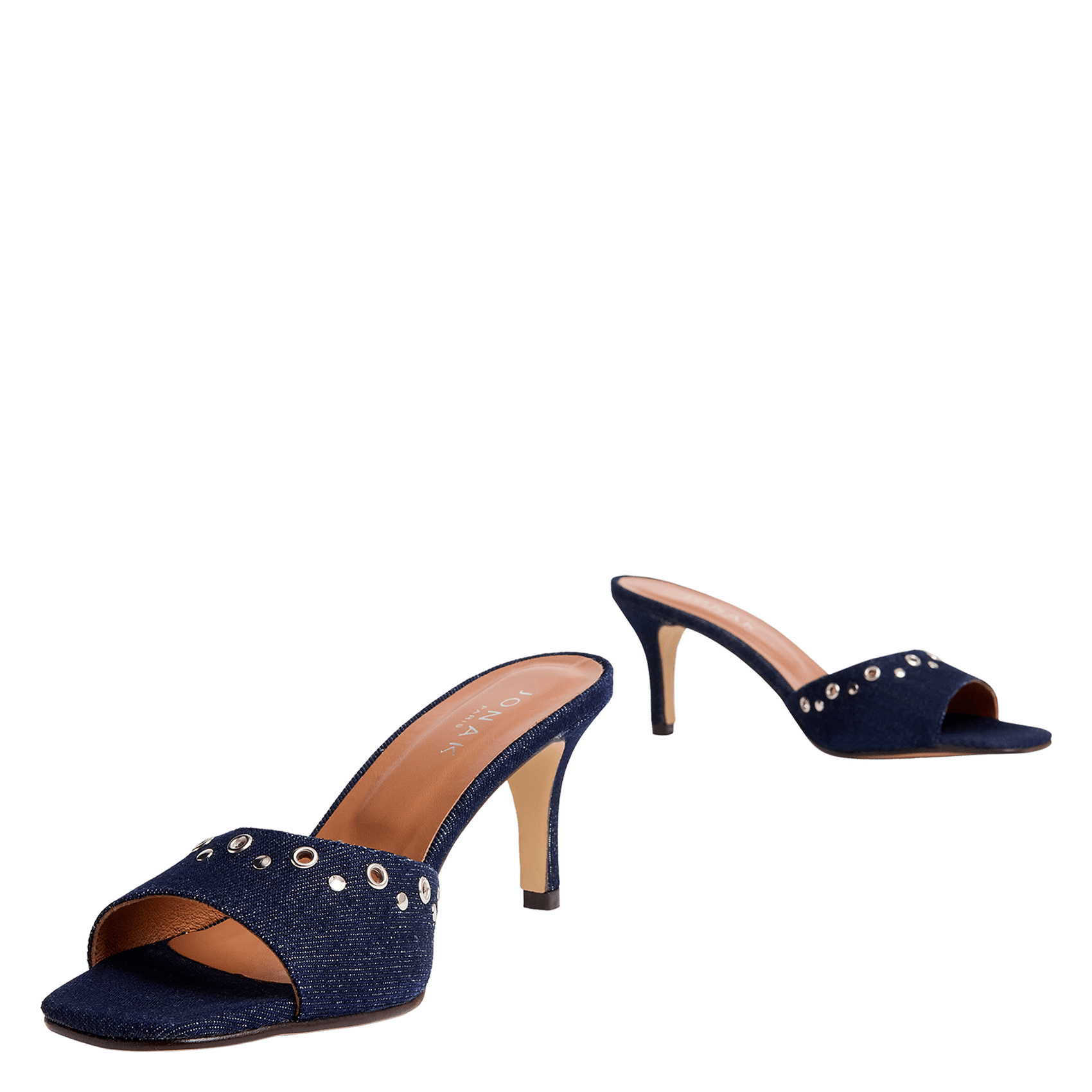 Denim High Heel Mules JONAK Blau