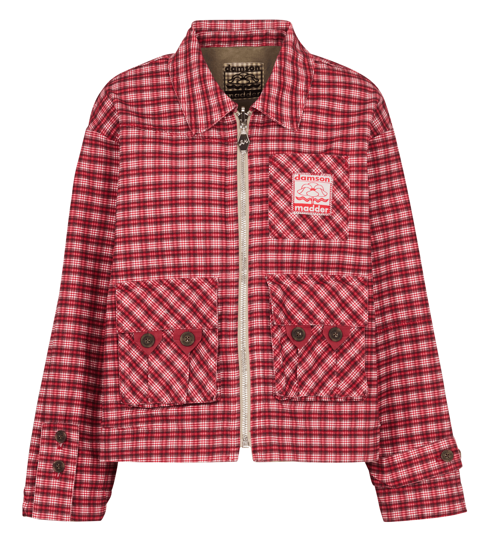 Organic cotton classic collar shirt DAMSON MADDER Multicolored