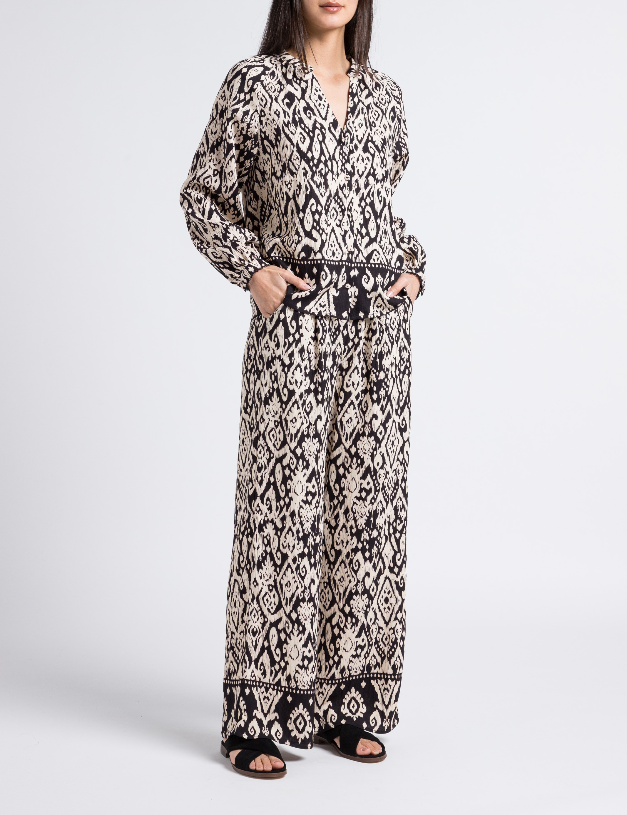 Straight printed blouse LA PETITE ETOILE Multicolored