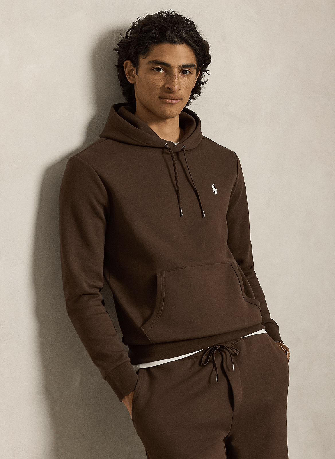 Straight cotton-blend hoodie POLO RALPH LAUREN