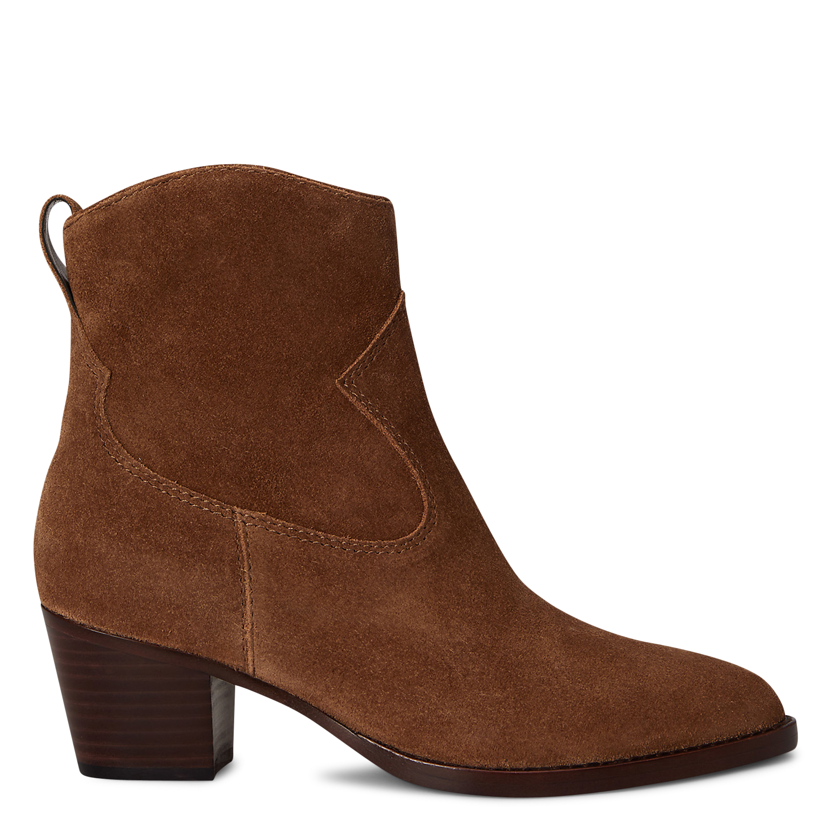 Stiefeletten aus Veloursleder LAUREN RALPH LAUREN Braun
