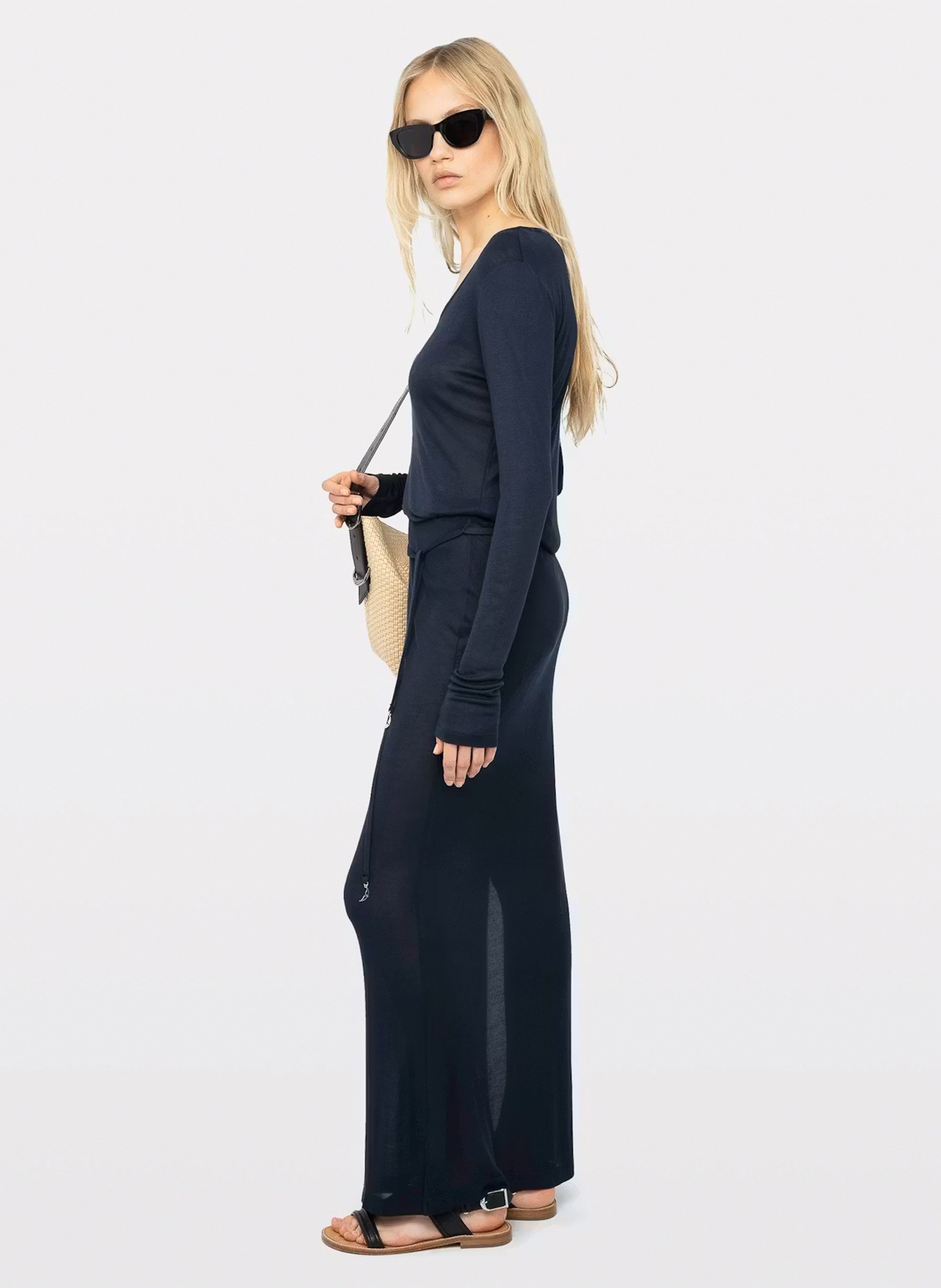 Top met V-hals ZADIG&VOLTAIRE Blauw