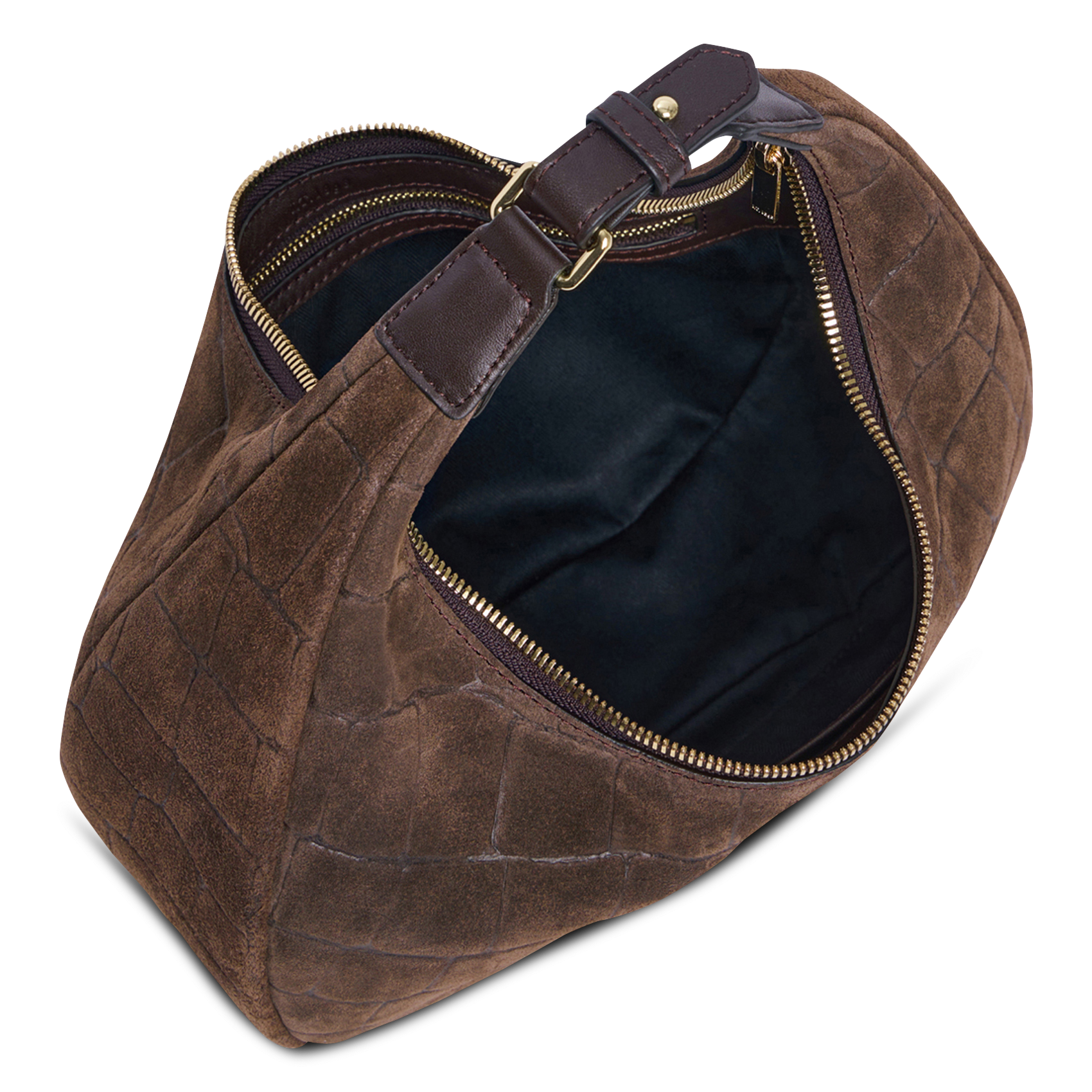 Sac hobo en cuir LE TANNEUR Marron