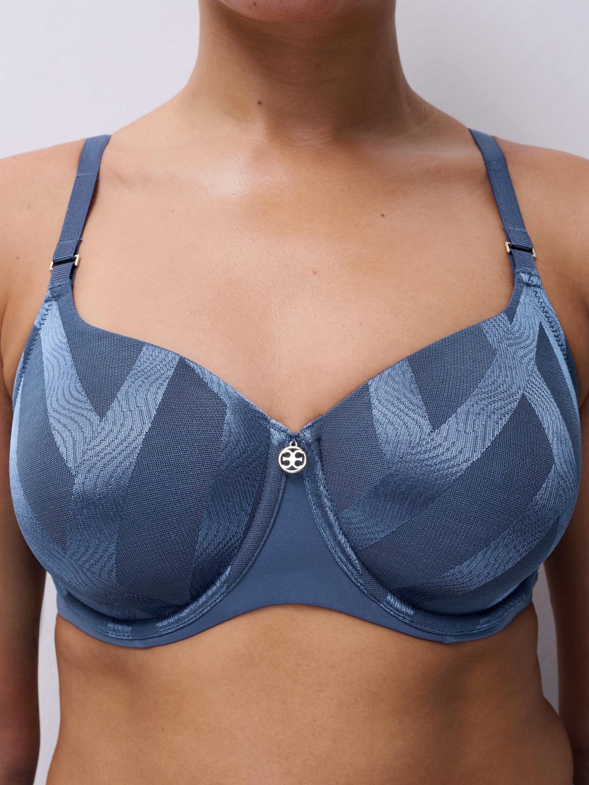 Moulded full-cup bra CHANTELLE Blue