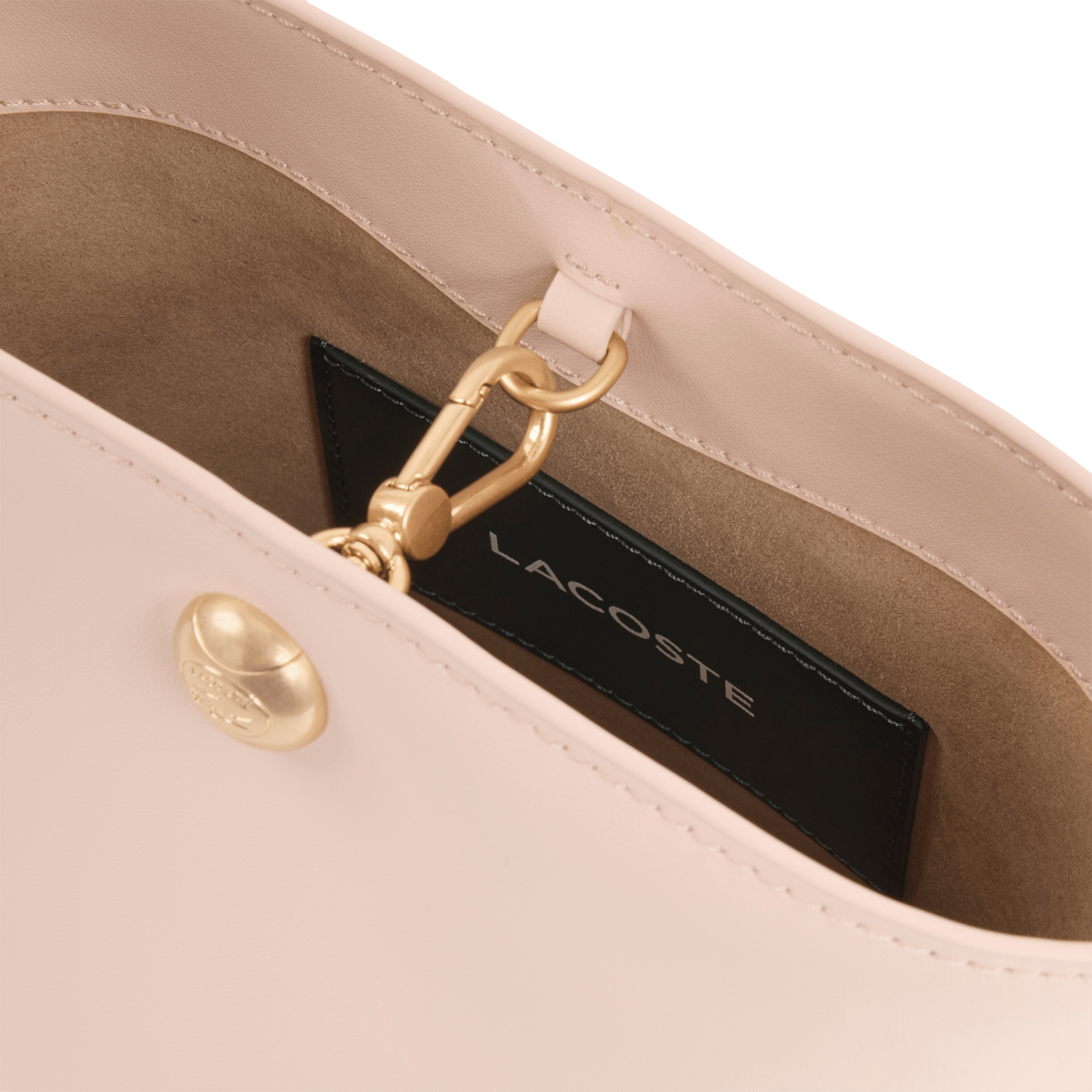 Tennis Bliss Eimer Tasche aus Leder LACOSTE Rosa