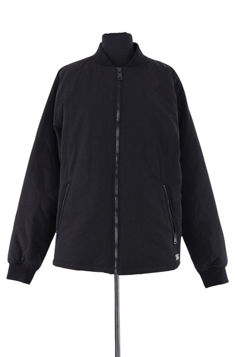 Regular-fit organic cotton jacket with sherpa collar LEVI'S - Seconde main Black