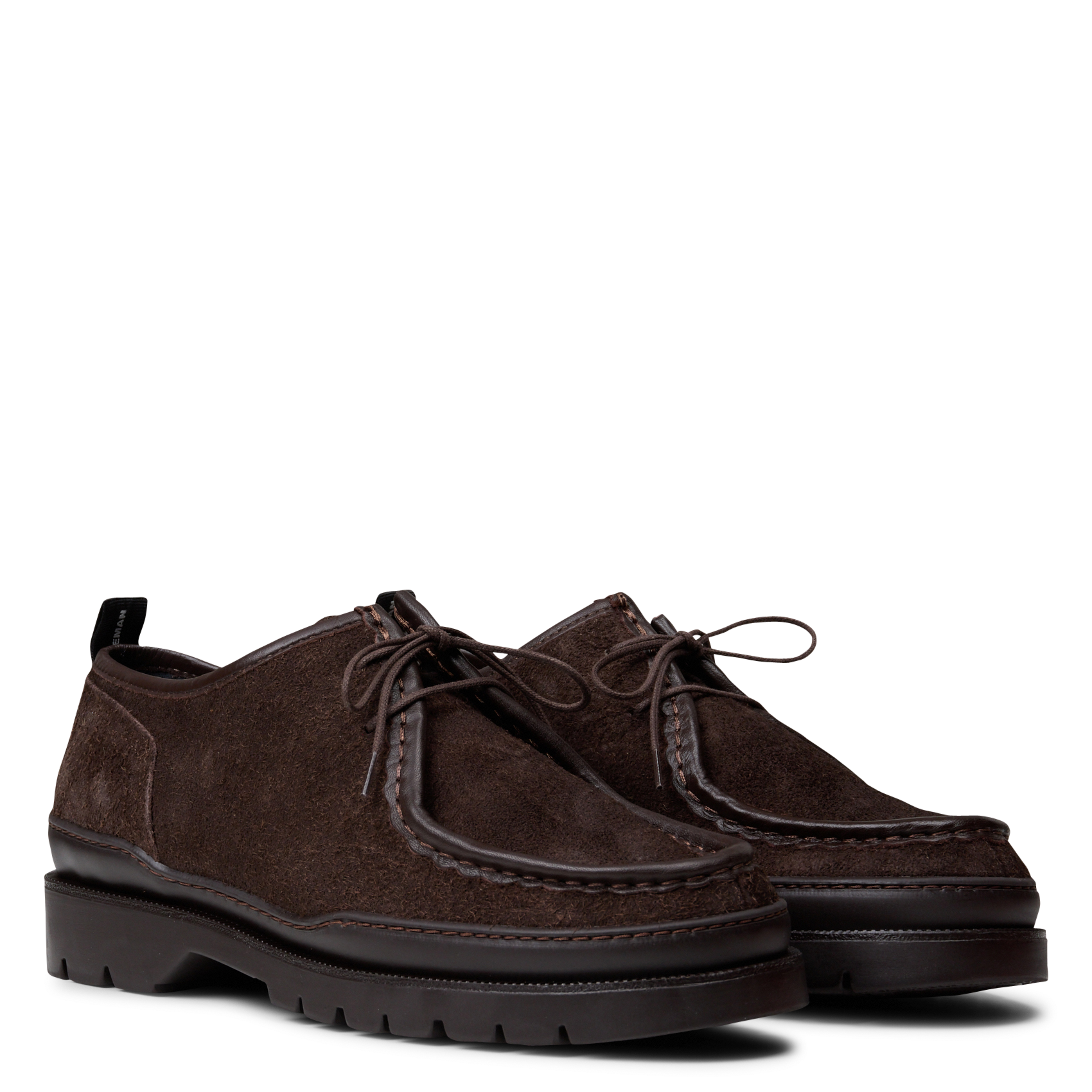 Leather Derby shoes KLEMAN Brown
