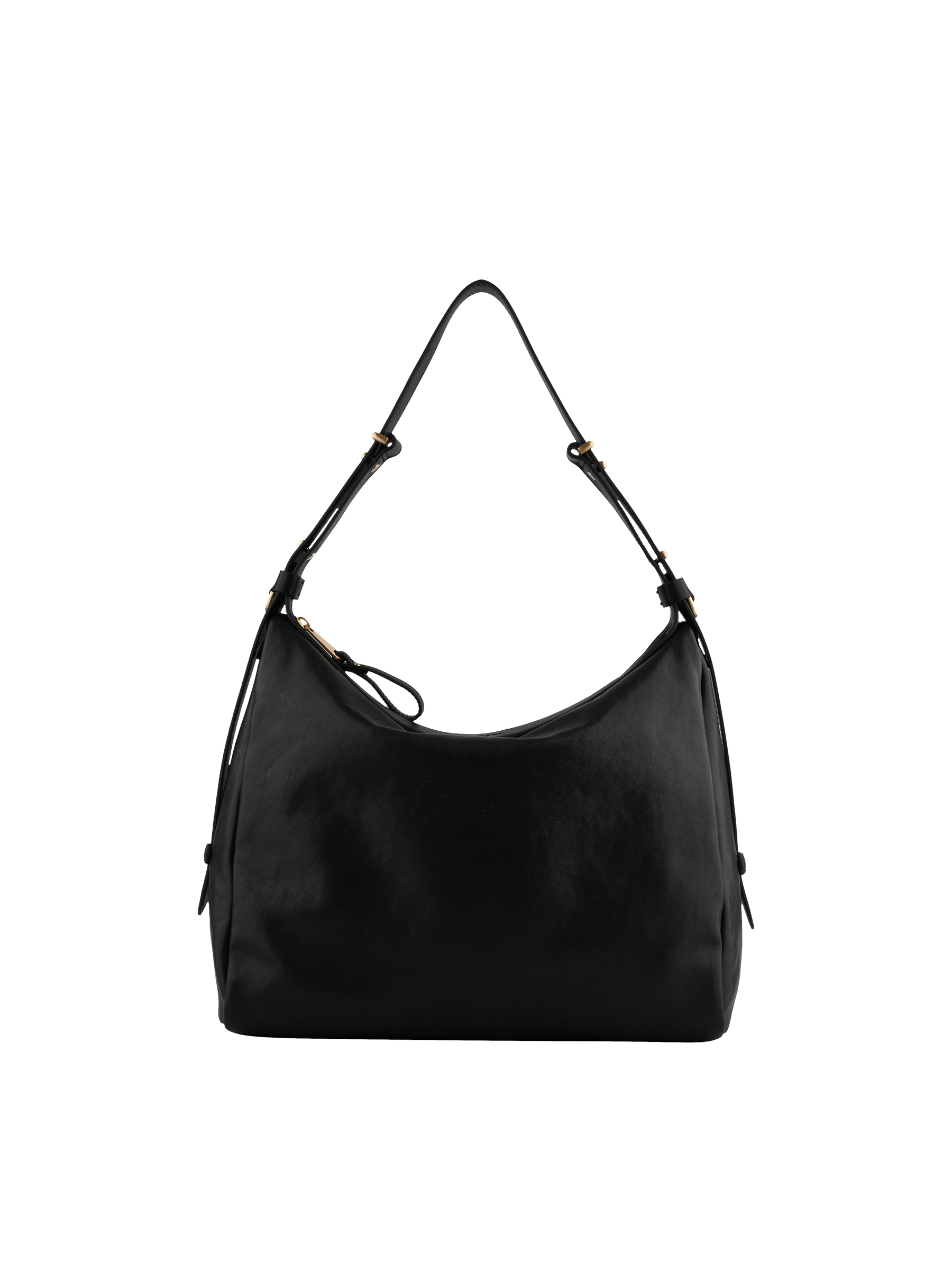 Sac porté épaule en cuir de vachette façon cuir vieilli POURCHET