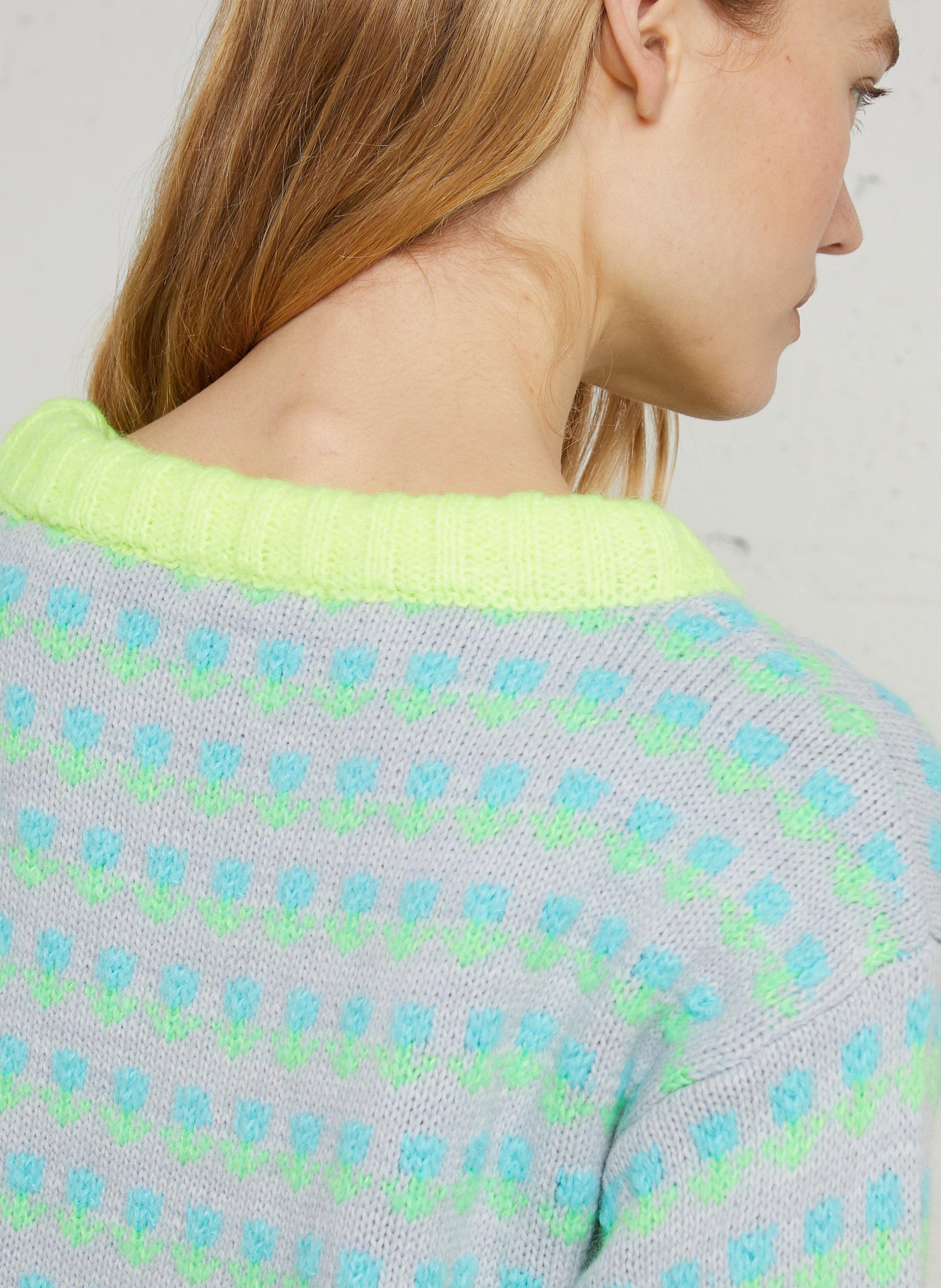 Oversize-Pullover DR BLOOM Blau