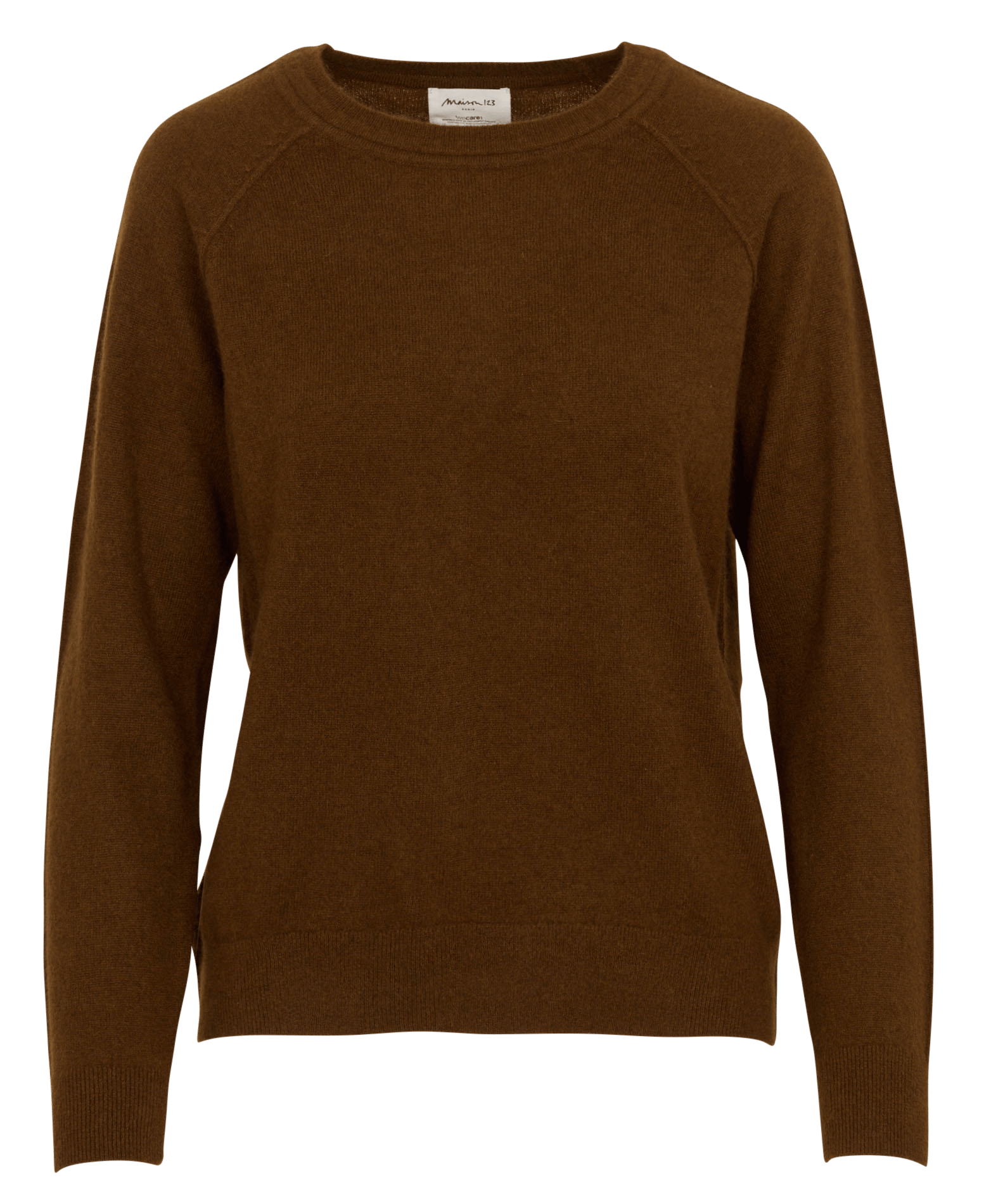 Straight round neck cashmere sweater MAISON 123