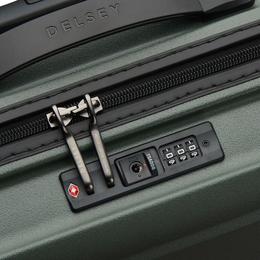 Rigid cabin suitcase DELSEY PARIS Green