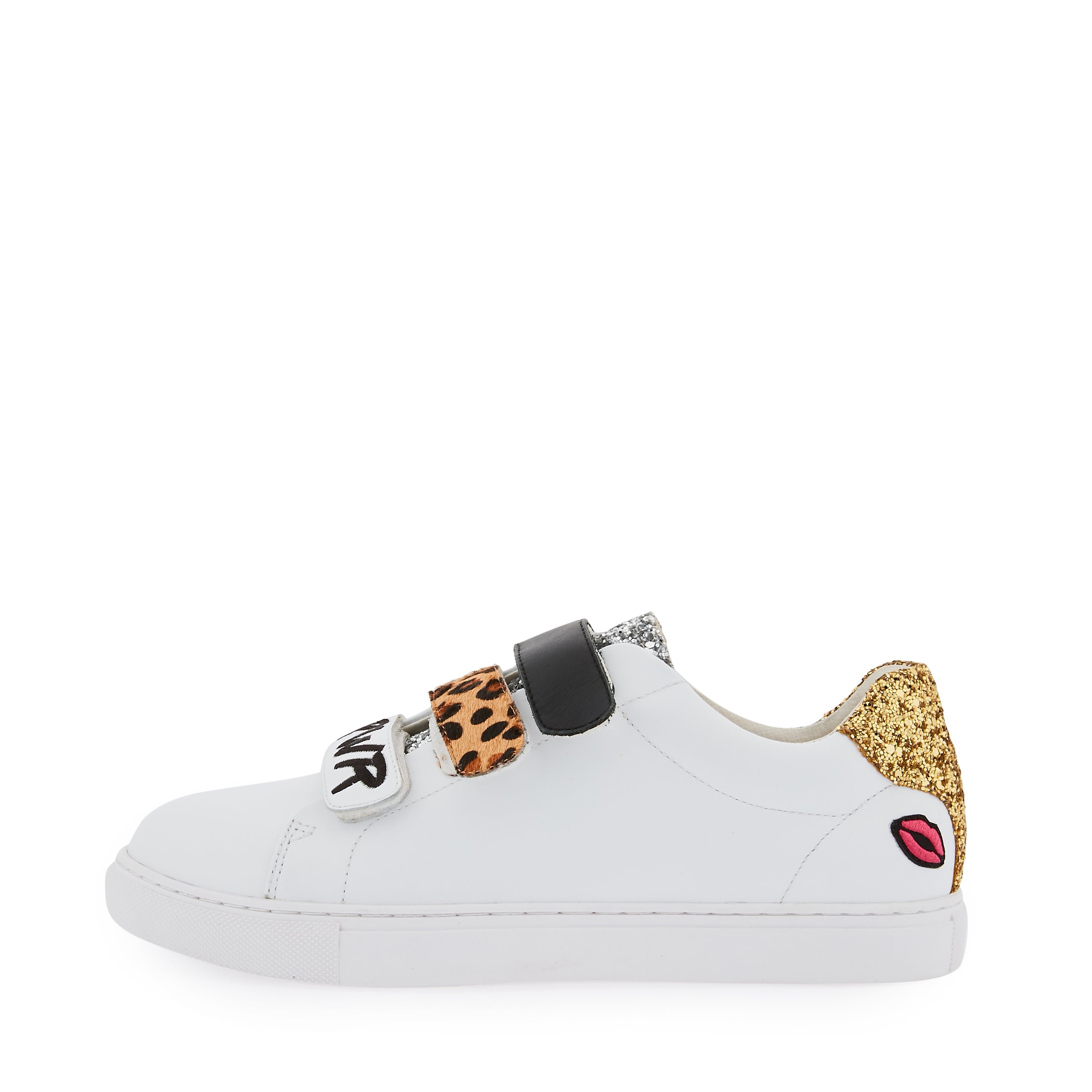 Leather sneakers BONS BAISERS PARIS White