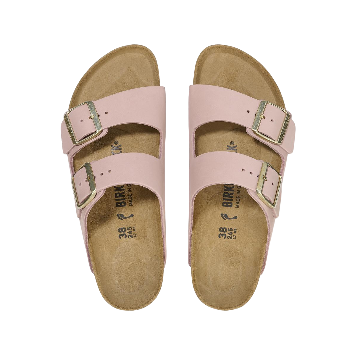 Faux leather sandals BIRKENSTOCK Pink