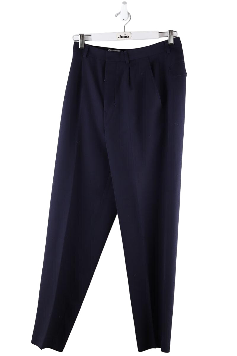 Bandol straight woollen trousers AMI PARIS - Seconde Main Blue