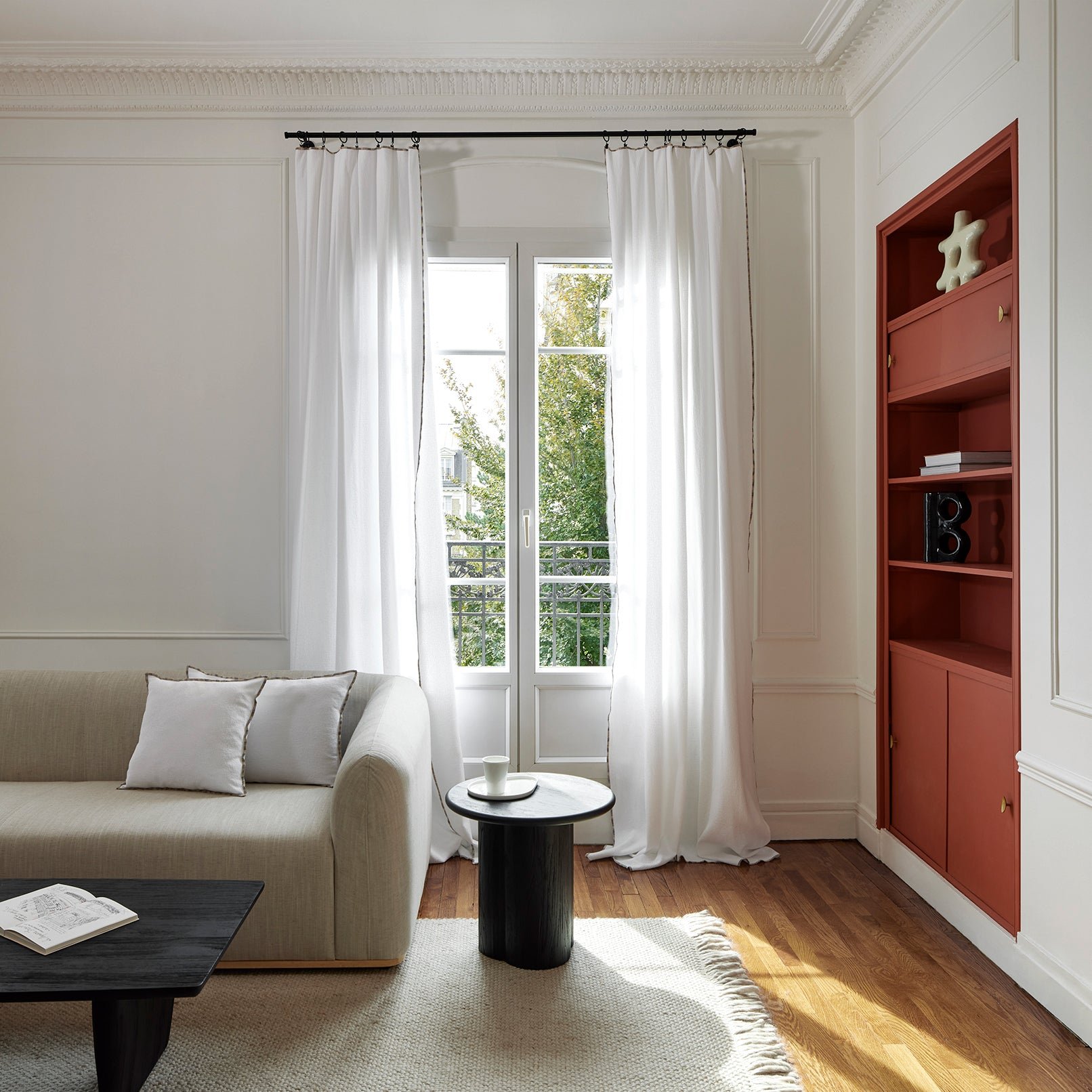 Panel curtain MADURA White