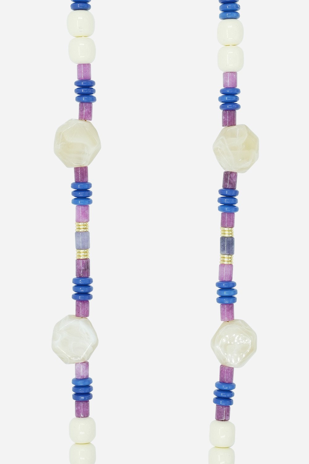 Beaded phone chain LA COQUE FRANCAISE Blue