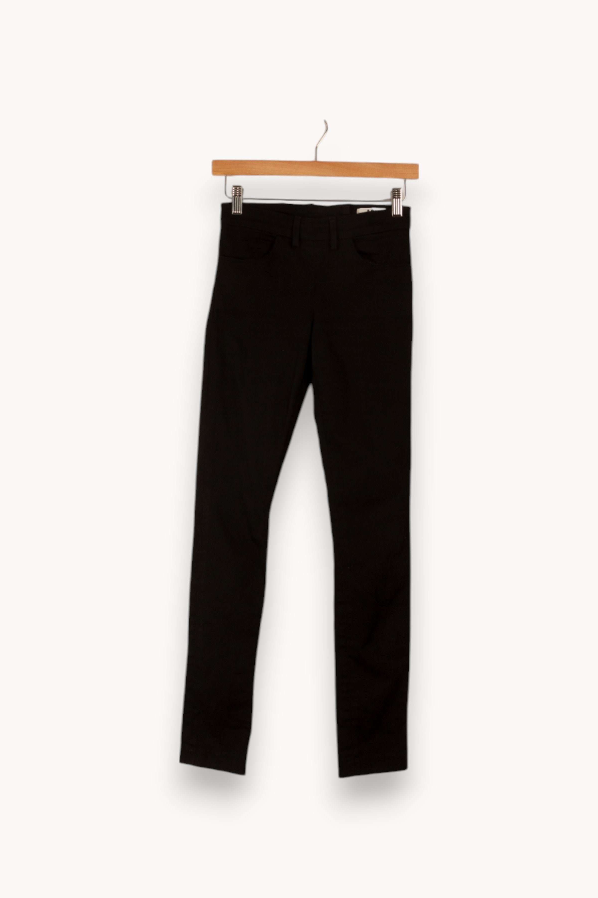 Cropped slim jeans with studs ACNE STUDIOS - Seconde Main Black