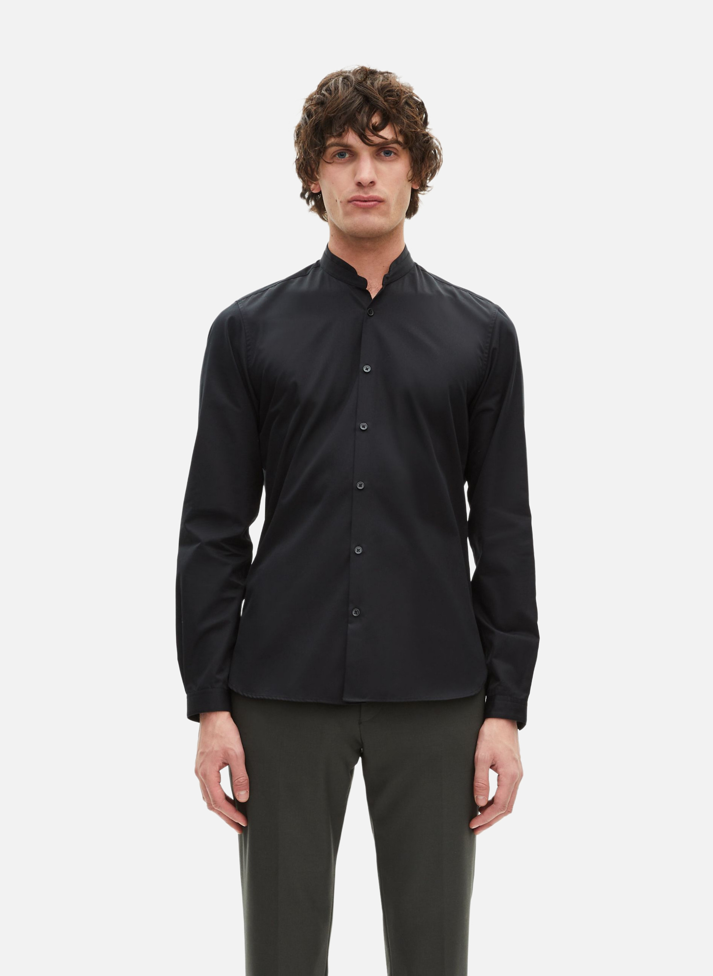 Shirt in smart twill THE KOOPLES Black