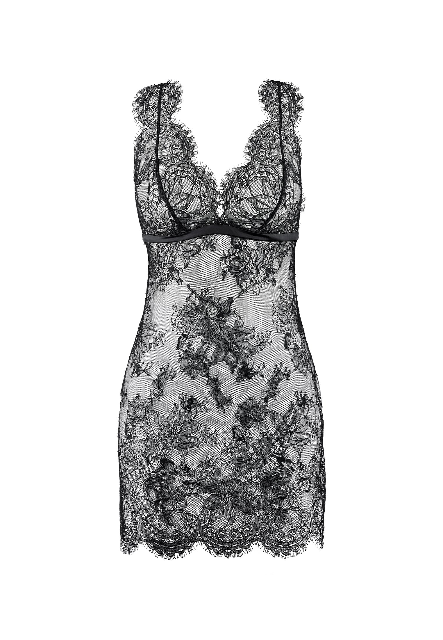 Babydoll nightdress AUBADE Black