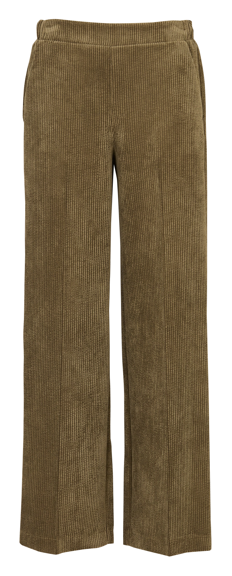 Pantalon évasé en velours côtelé IMPERIAL Kaki