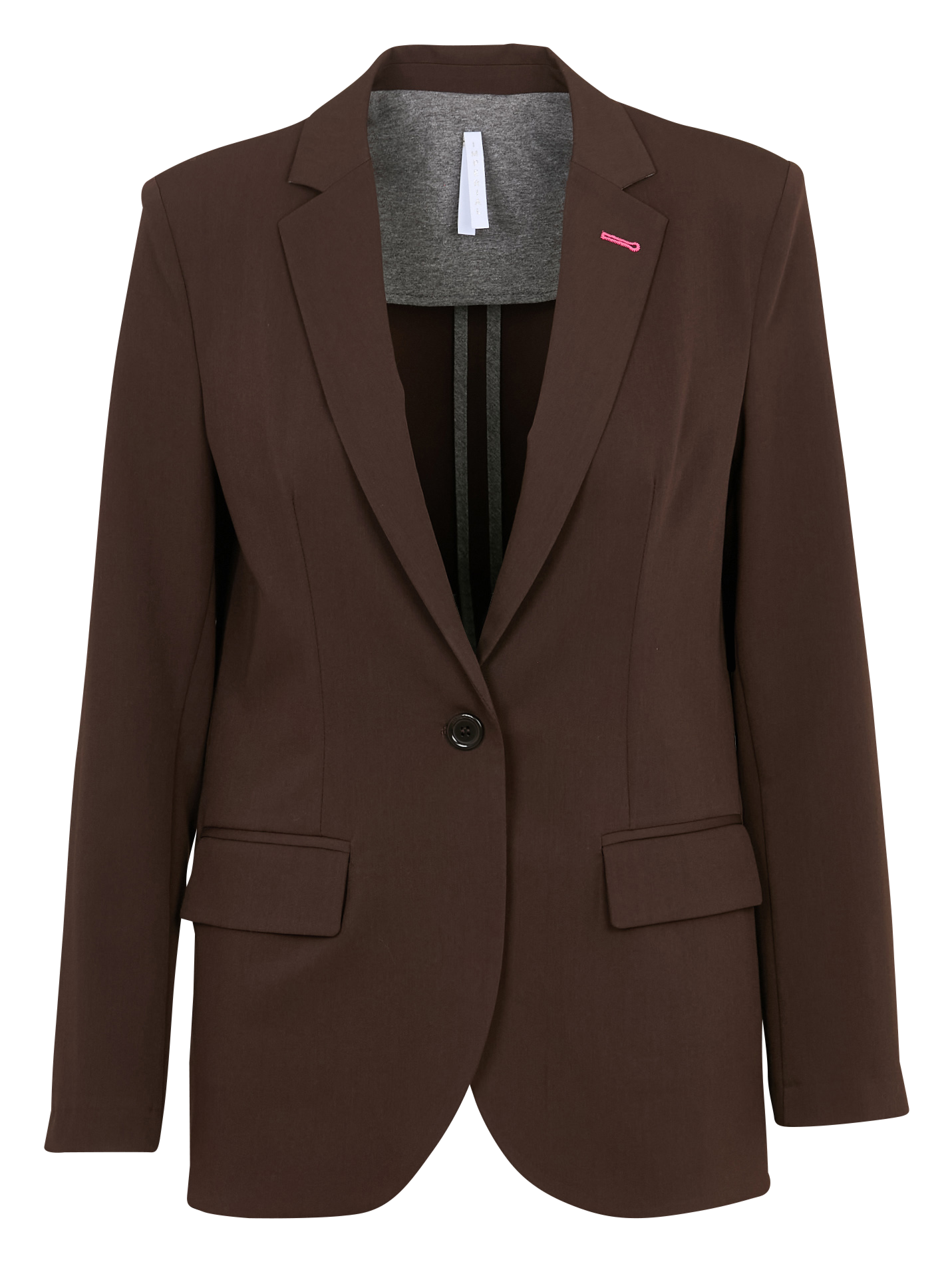 Straight tailored collar jacket IMPERIAL Brown