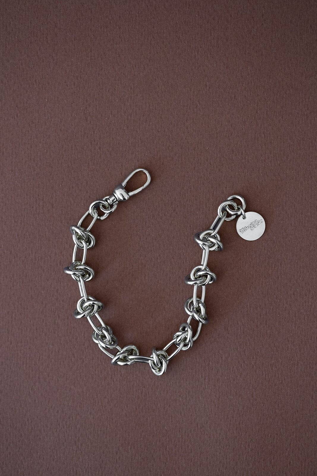 Maxi silver-plated bracelet MONSIEUR SIMONE Silver