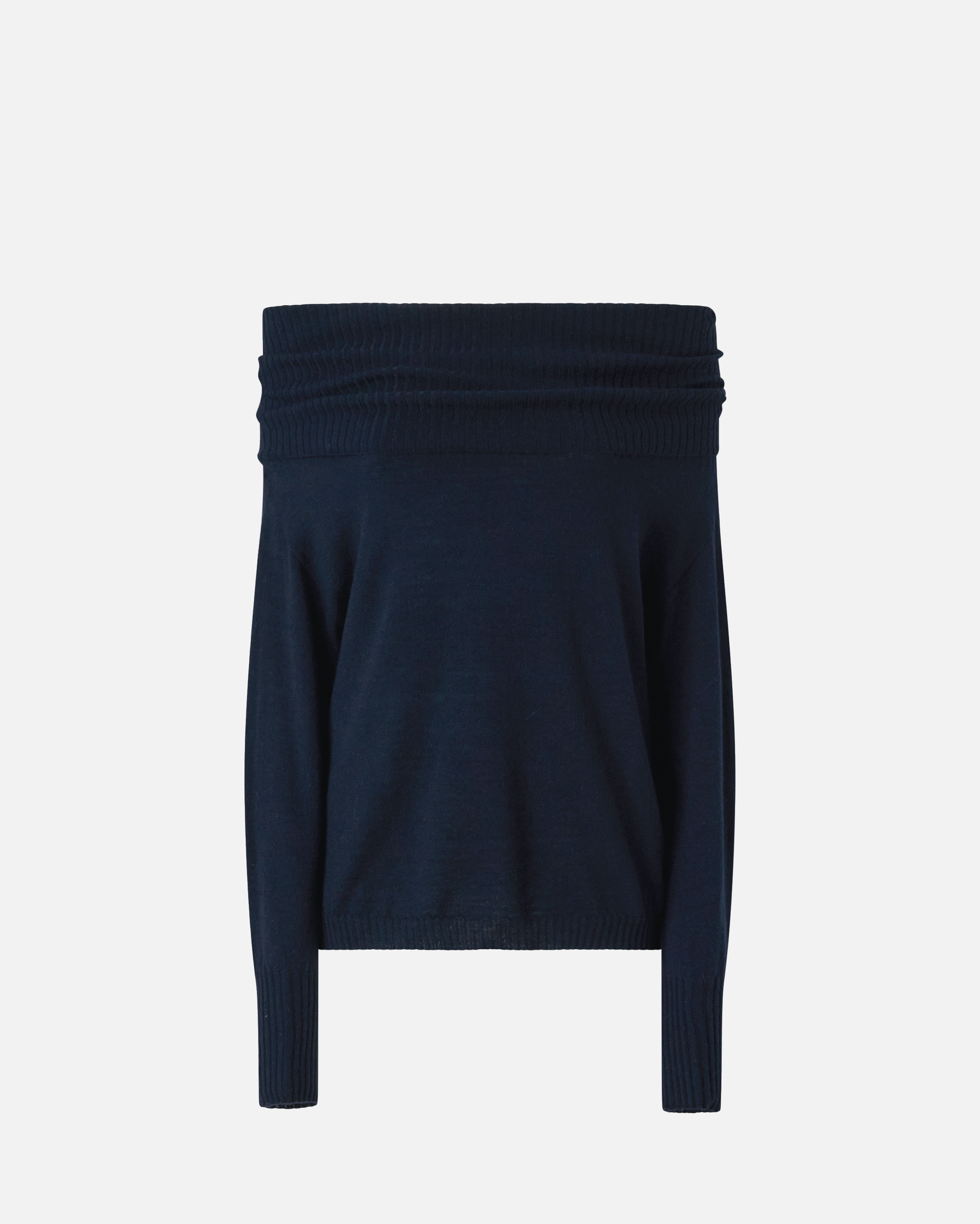 Long-sleeve off-the-shoulder sweater PINKO Blue