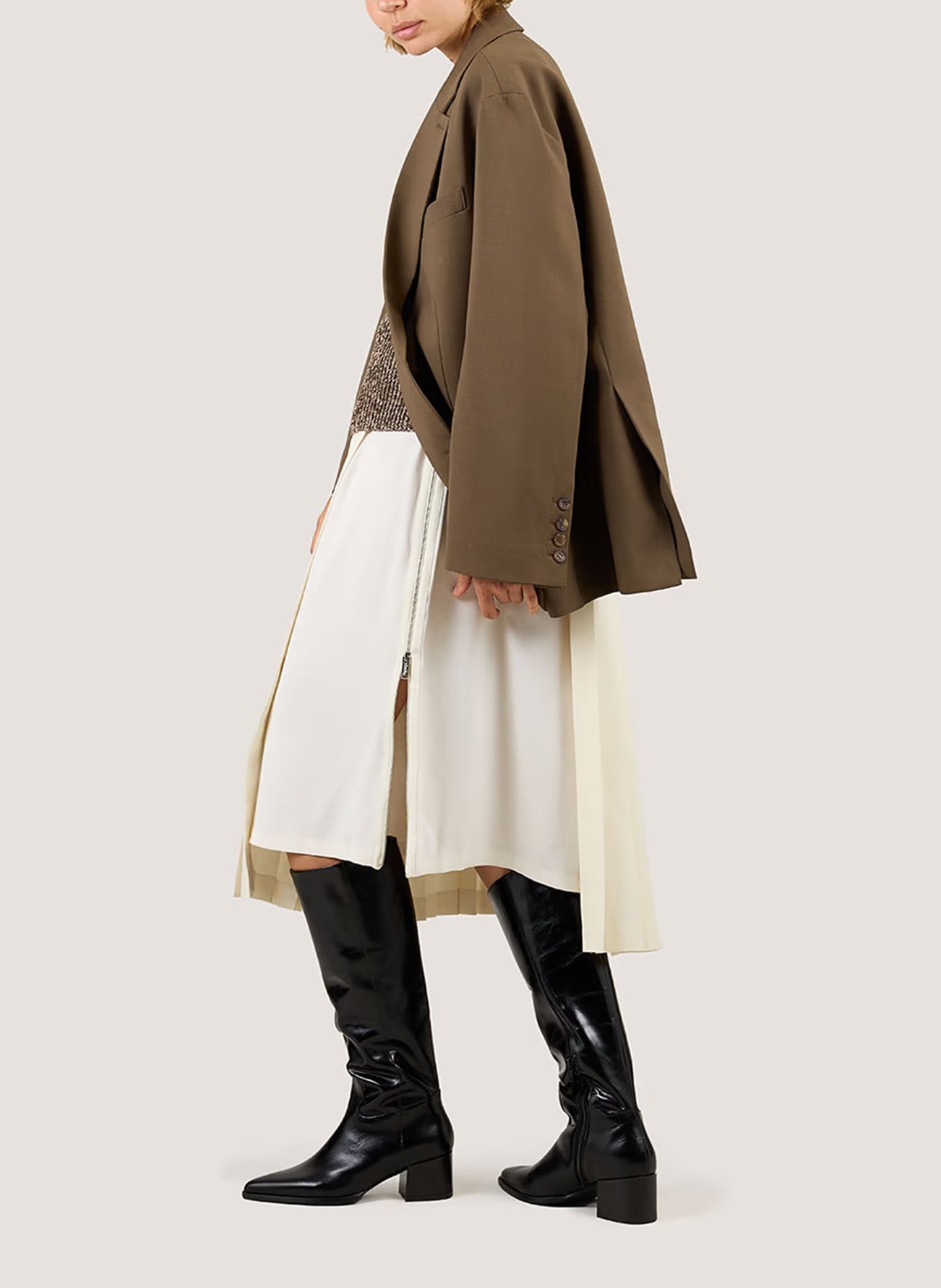 Ary leather boots JONAK Black