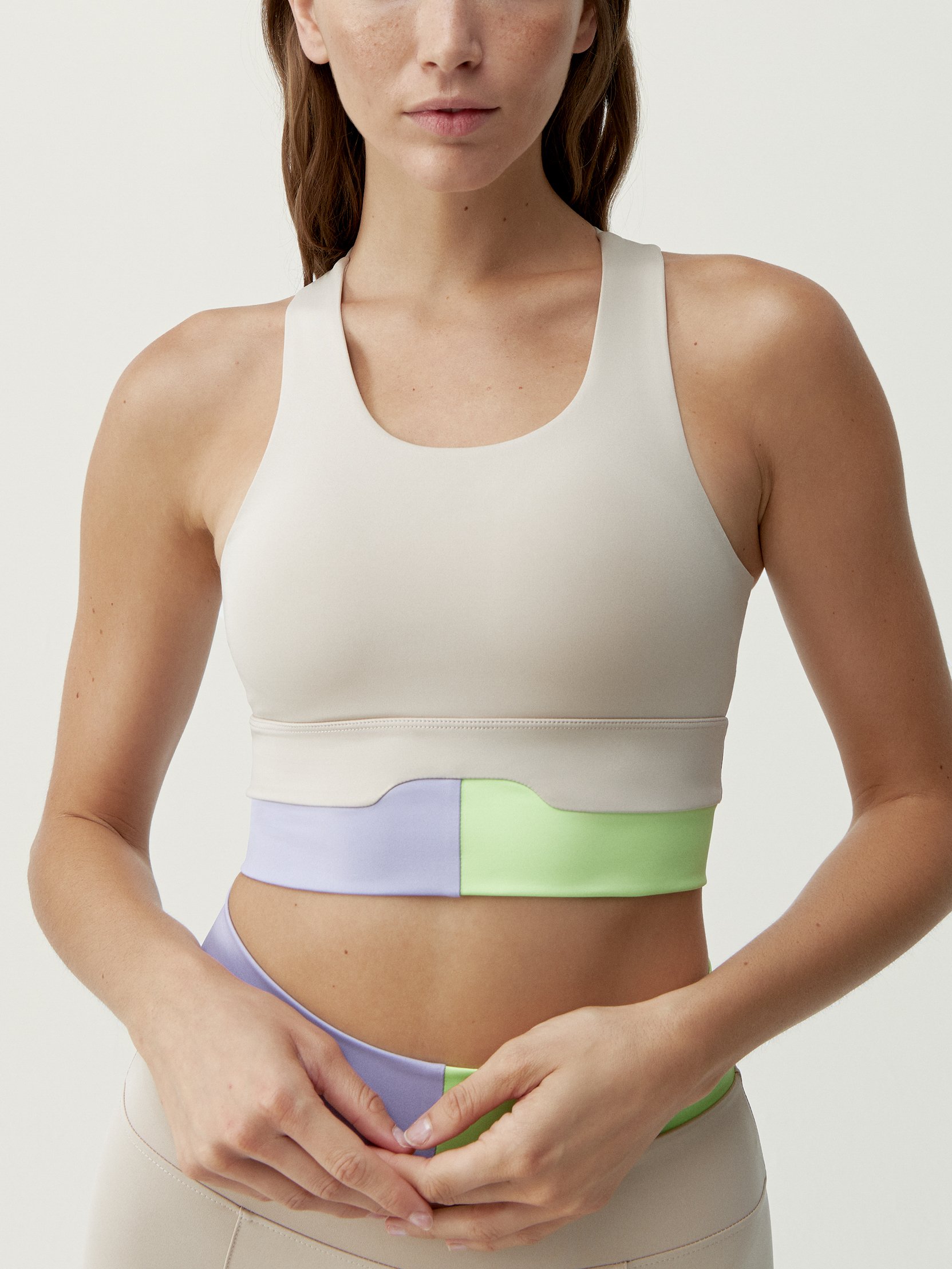Medium support sports bra by Kalinda BORN LIVING YOGA