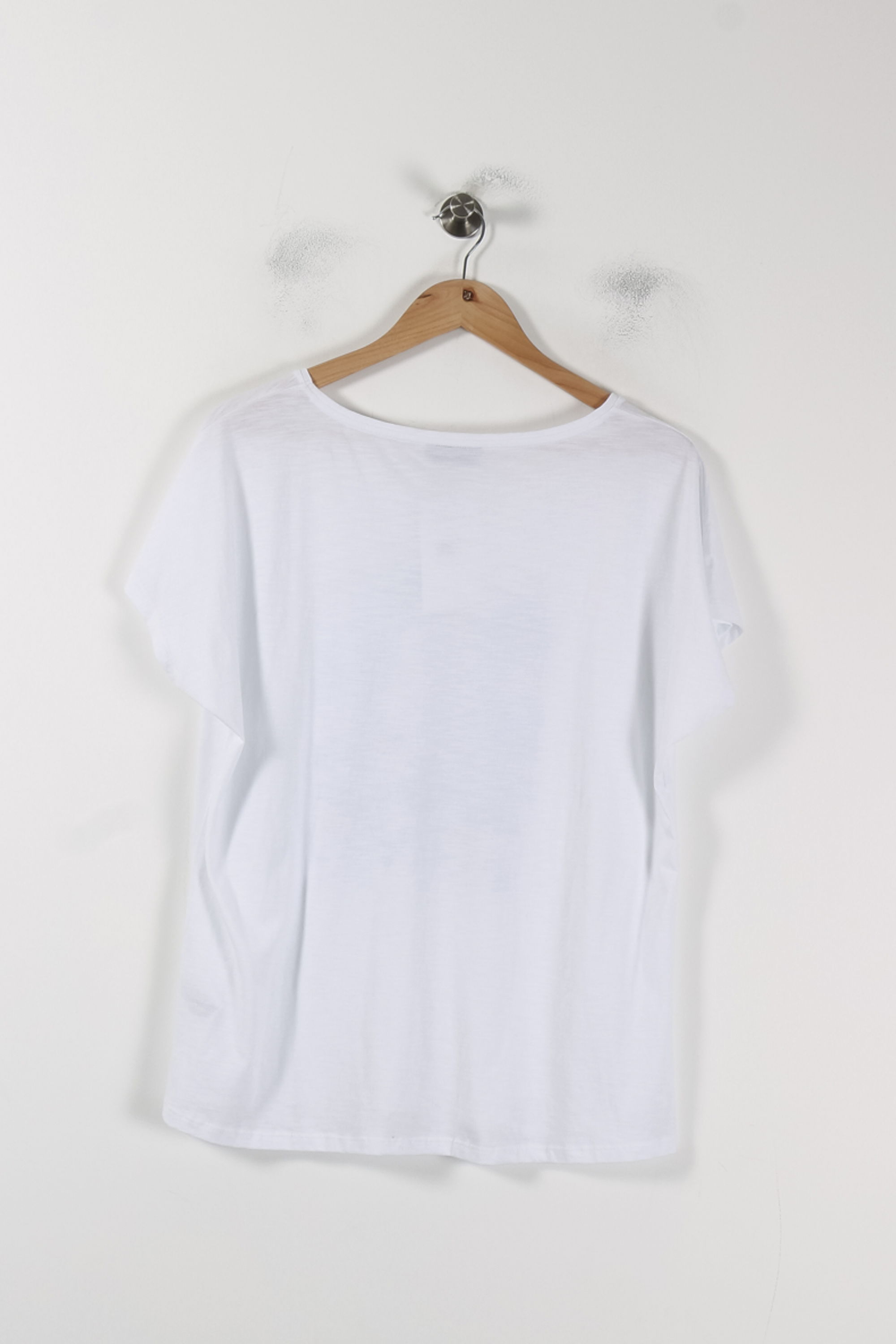 Tommy Badge T-shirt SAINT JAMES - Seconde Main White