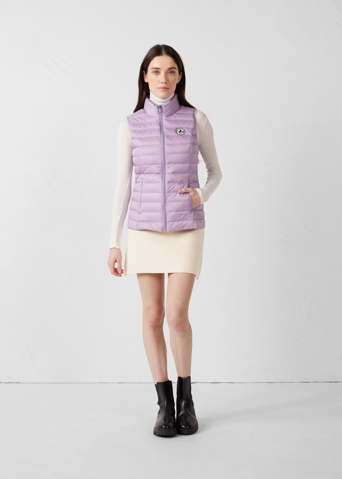 Sleeveless lightweight down vest seda JOTT Pink