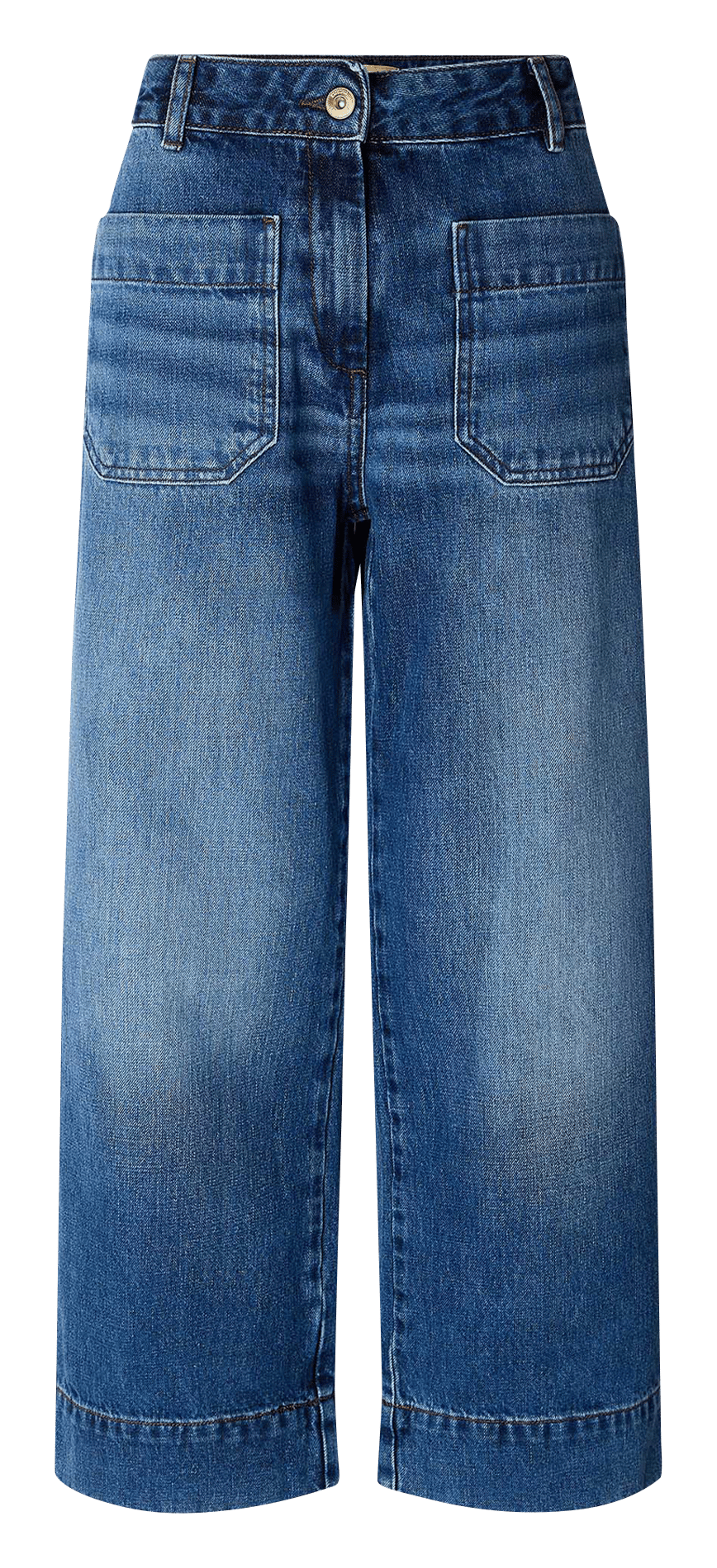 Jean large en denim délavé SESSUN Bleu