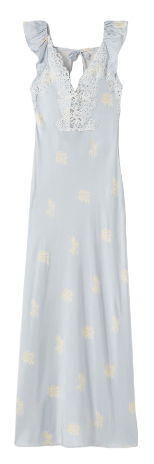Robe longue en satin imprimé CLAUDIE PIERLOT Multicolore